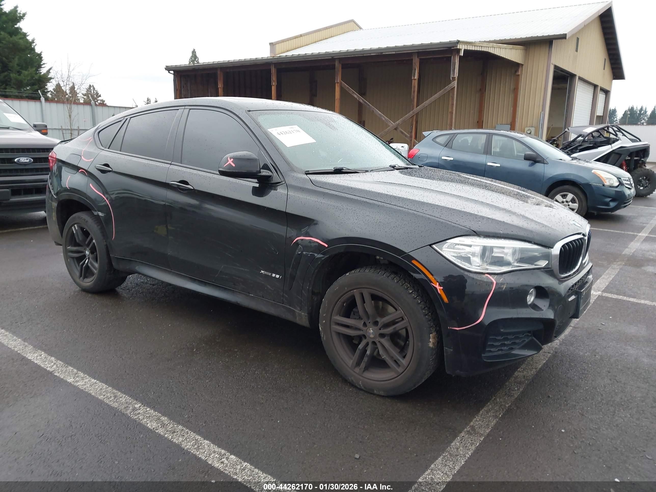 2018 BMW X6 xDrive35i, VIN 5UXKU2C56J0Z62089 — Зад