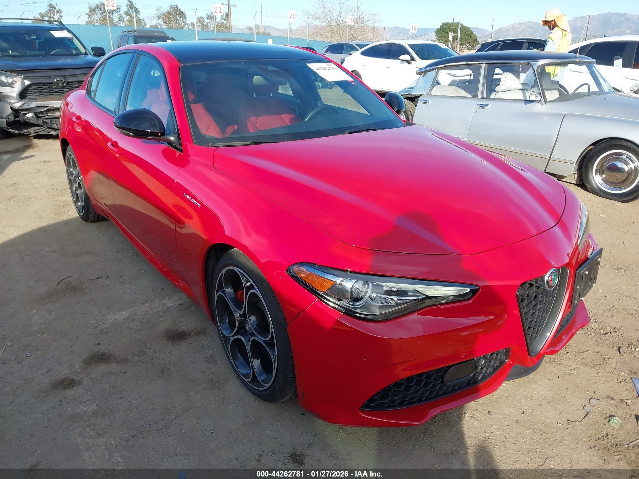 2023 Alfa Romeo Giulia Veloce, VIN ZARFAMBN3P7676280 — После угона