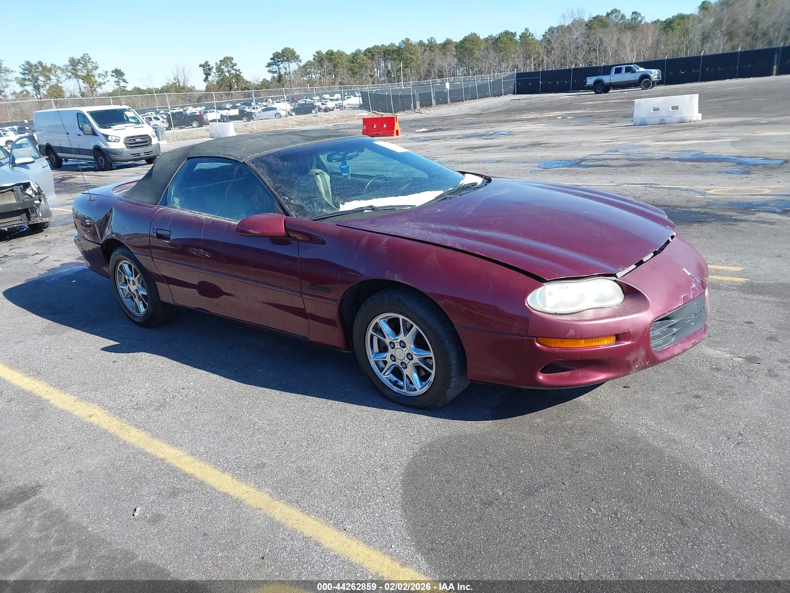 2001 Chevrolet Camaro Z28, VIN 2G1FP32G112143825 — Rear end