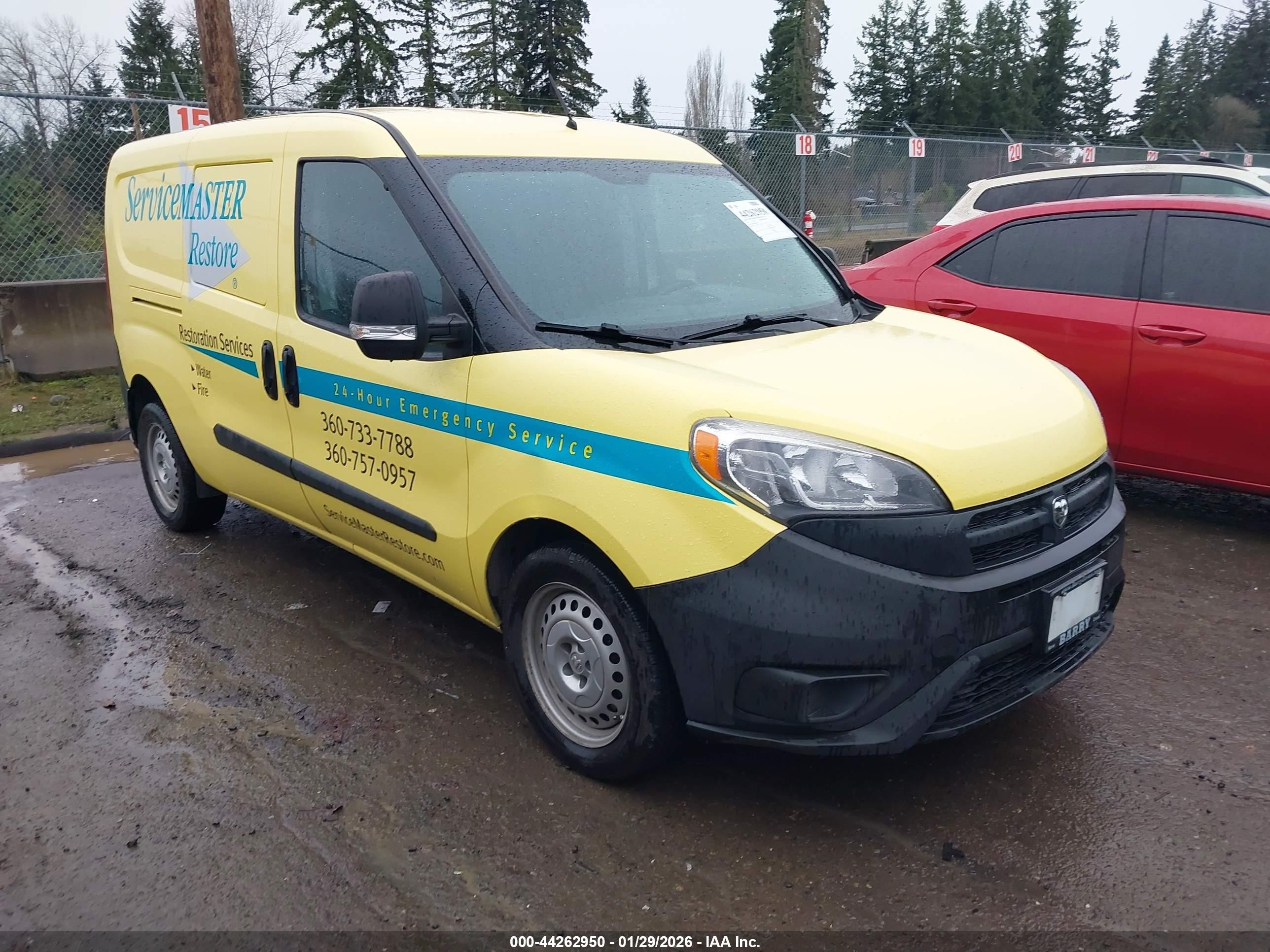 2017 Ram ProMaster City Cargo Tradesman, VIN ZFBERFAB3H6D34603 — Front end