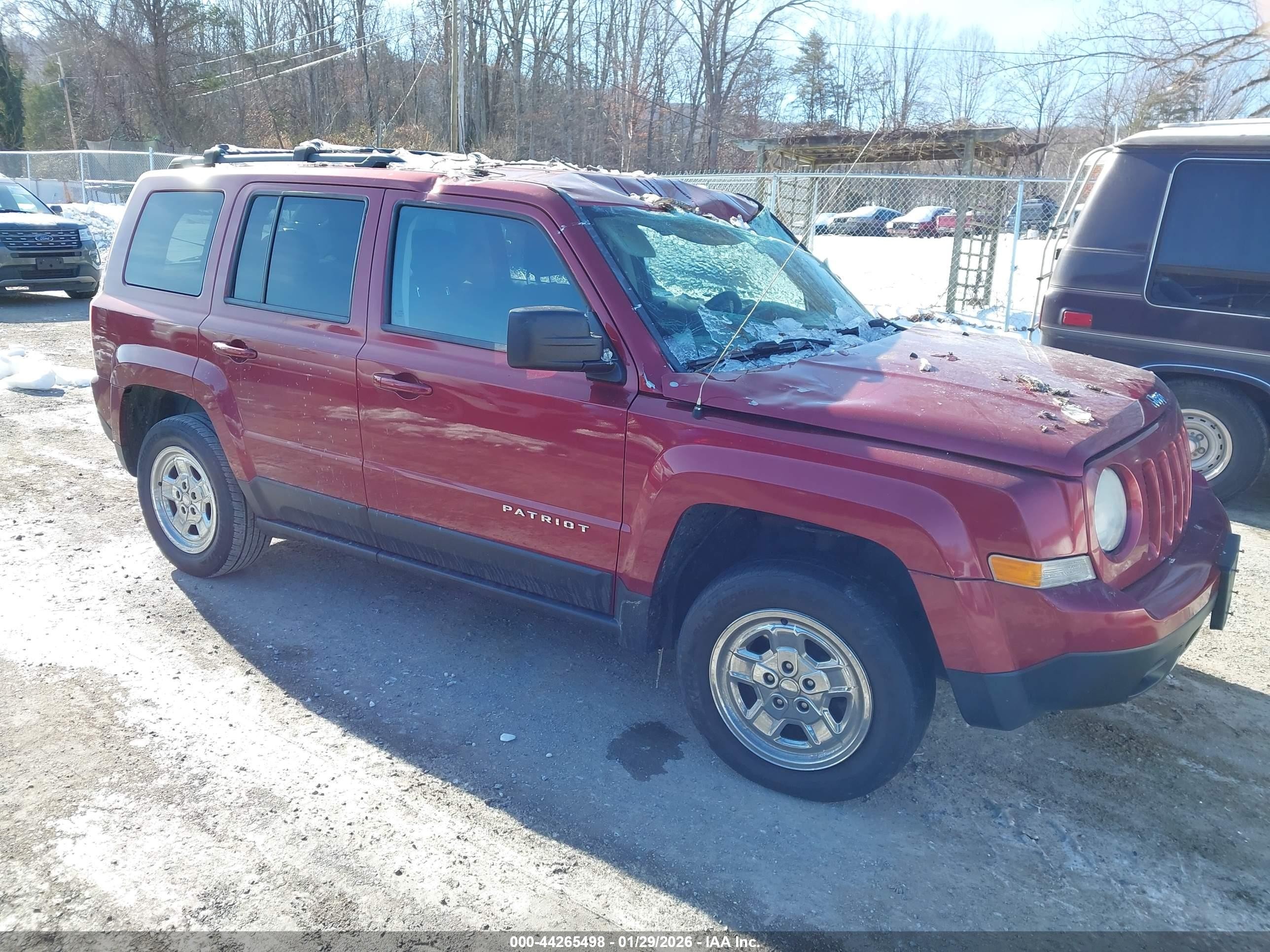 2014 Jeep Patriot Sport, VIN 1C4NJRBB2ED820411 — Storm