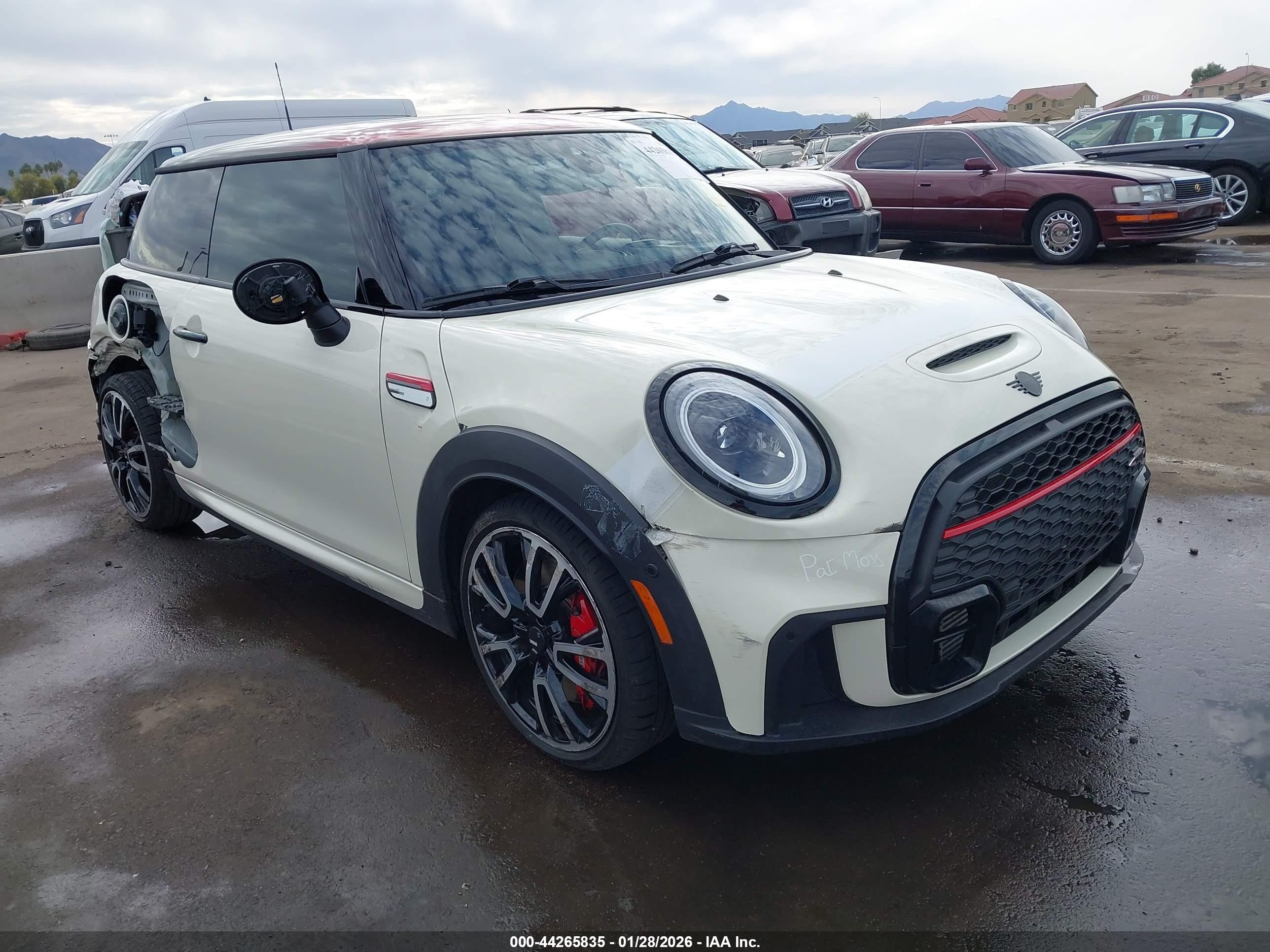 2023 MINI Hardtop John Cooper Works, VIN WMW73DH09P2T19801 — Rear end