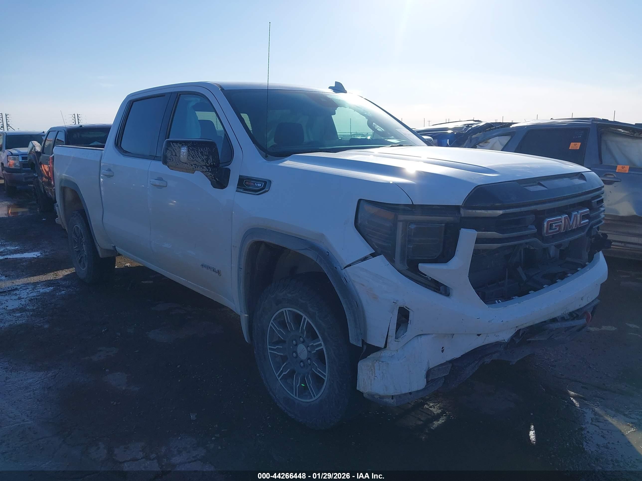 2025 GMC Sierra 1500 AT4, VIN 1GTUUEEL3SZ325309 — Front end