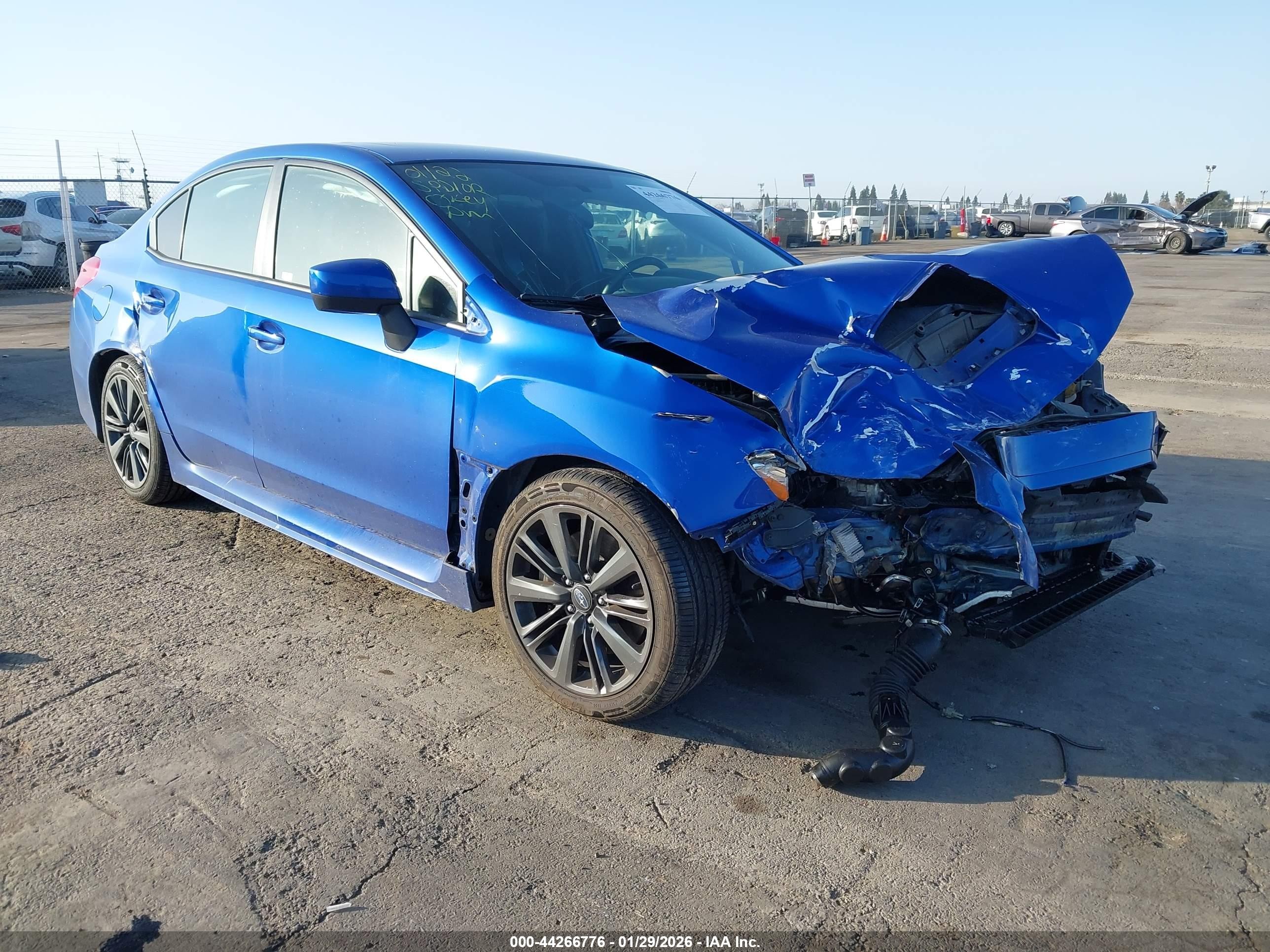 2016 Subaru WRX Premium, VIN JF1VA1E6XG9803657 — Front end