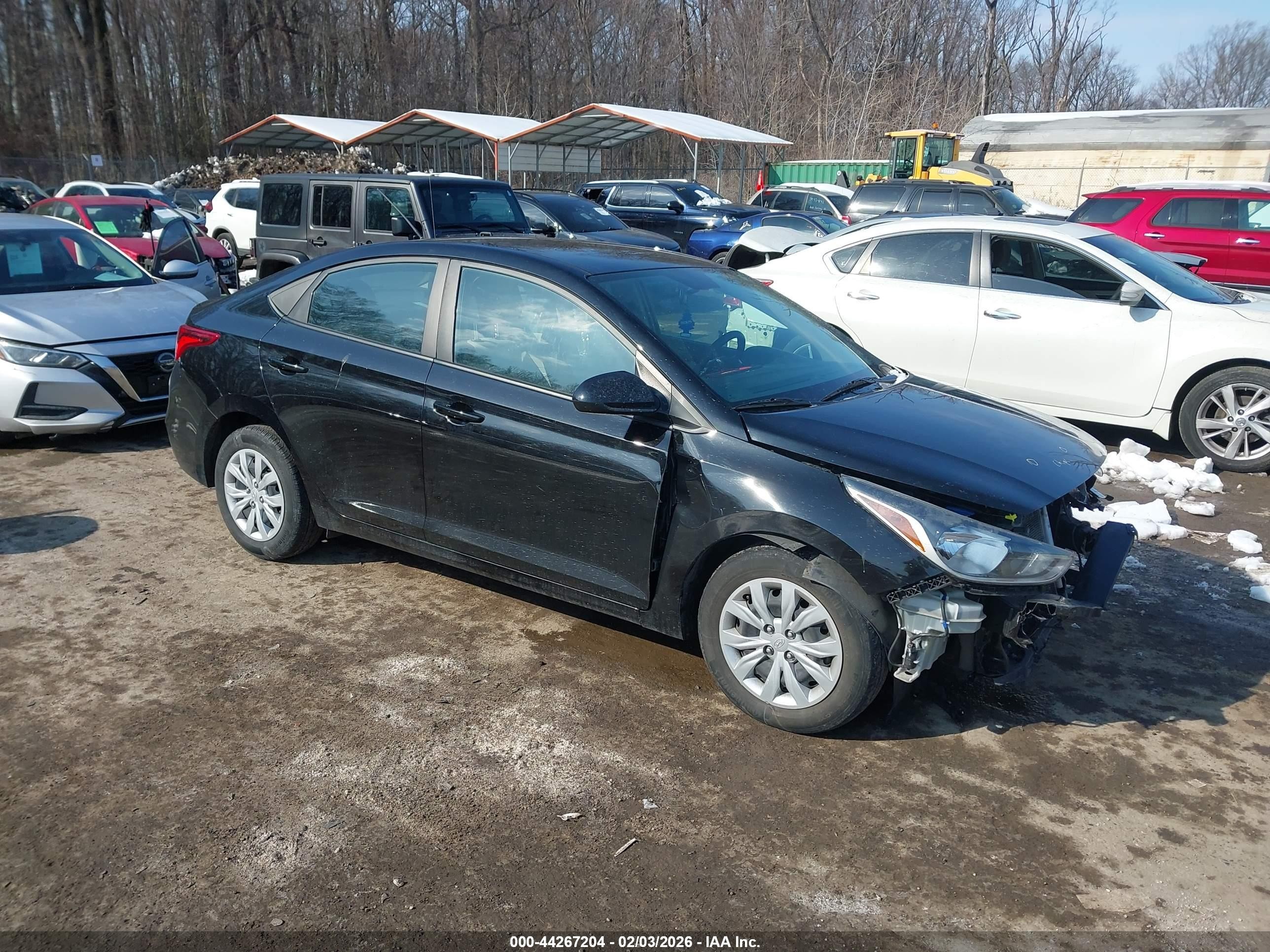 2022 Hyundai Accent SE, VIN 3KPC24A63NE170367 — Front end