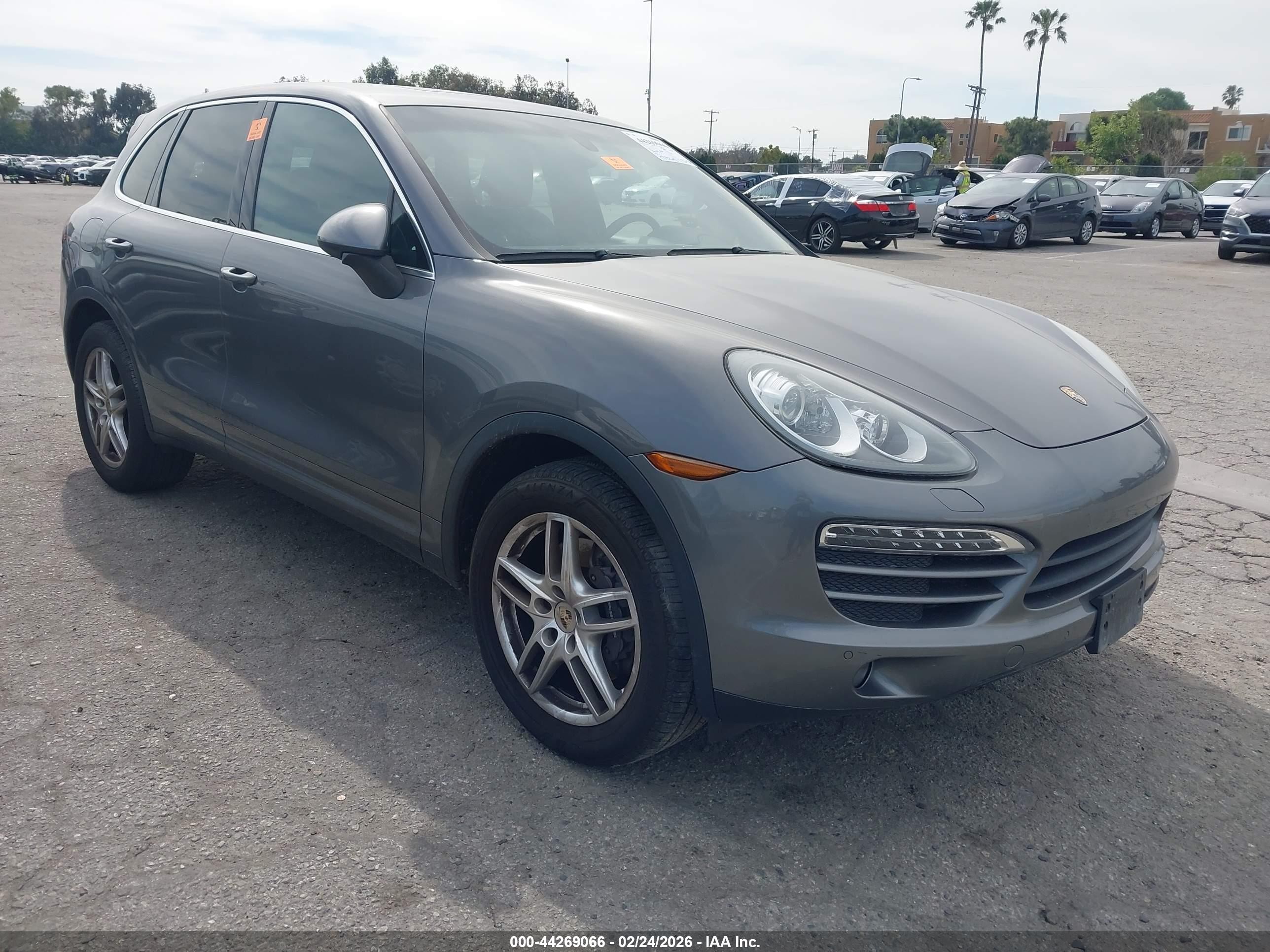 2013 Porsche Cayenne, VIN WP1AA2A2XDLA00099 — Biohazard / chemical