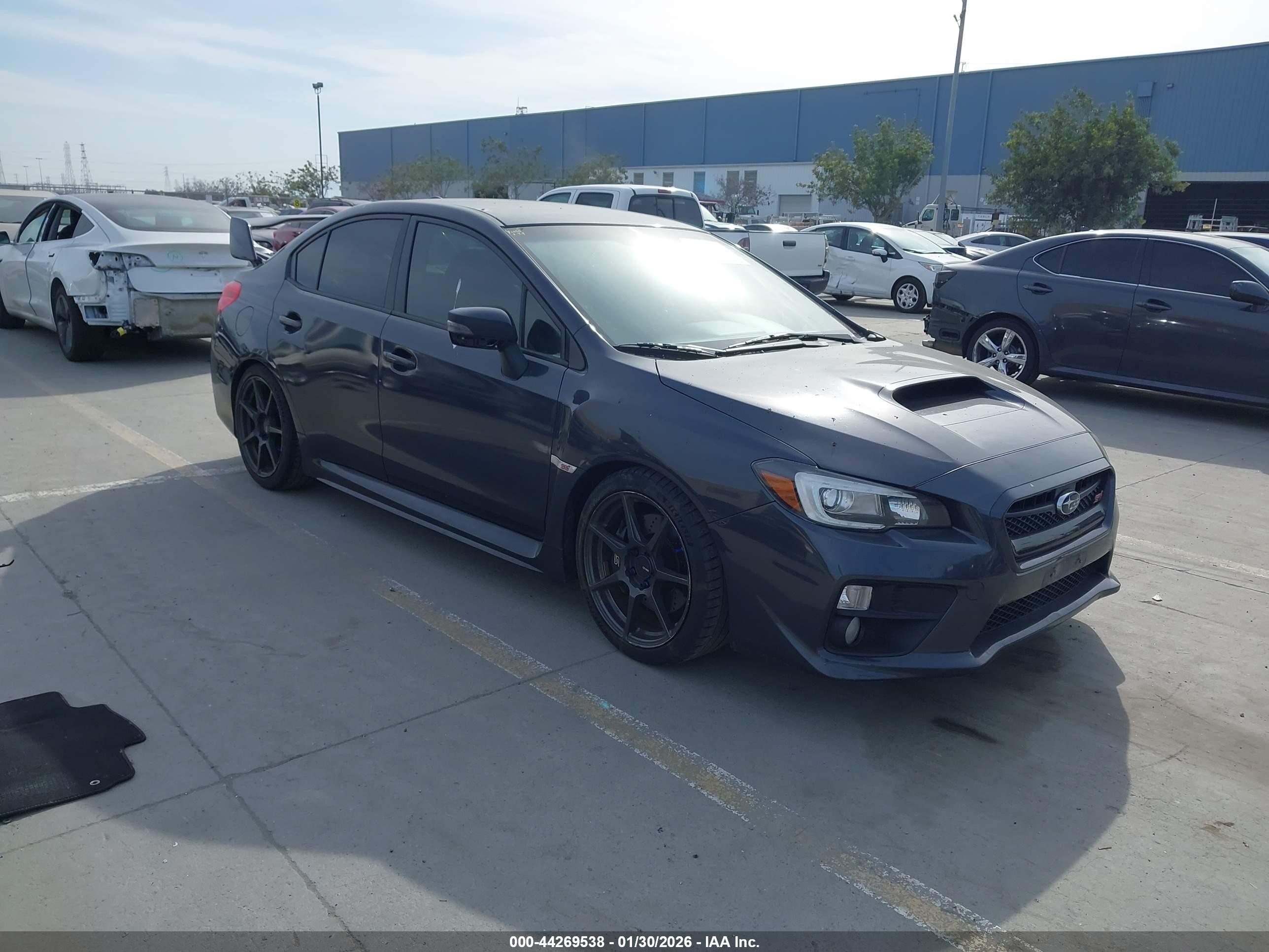 2016 Subaru WRX STI, VIN JF1VA2M69G9802412 — Rear end