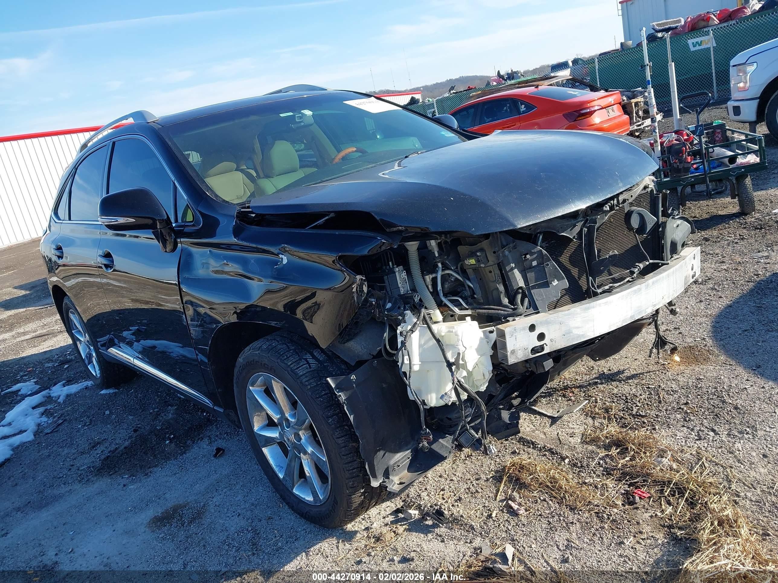 2011 Lexus RX 350, VIN 2T2ZK1BAXBC062460 — Front end