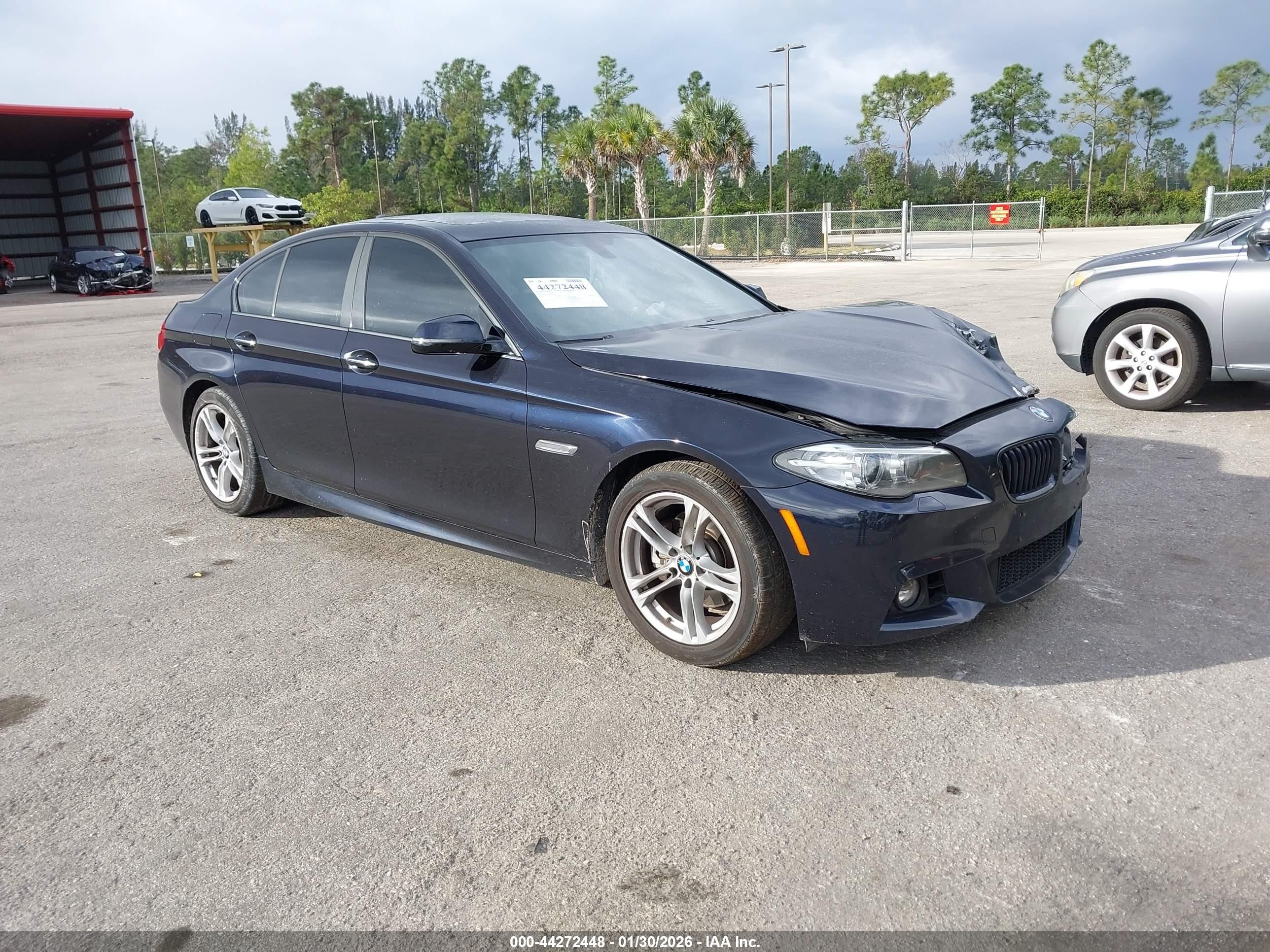 2016 BMW 5 Series 528i, VIN WBA5A5C55GG353873 — Front end