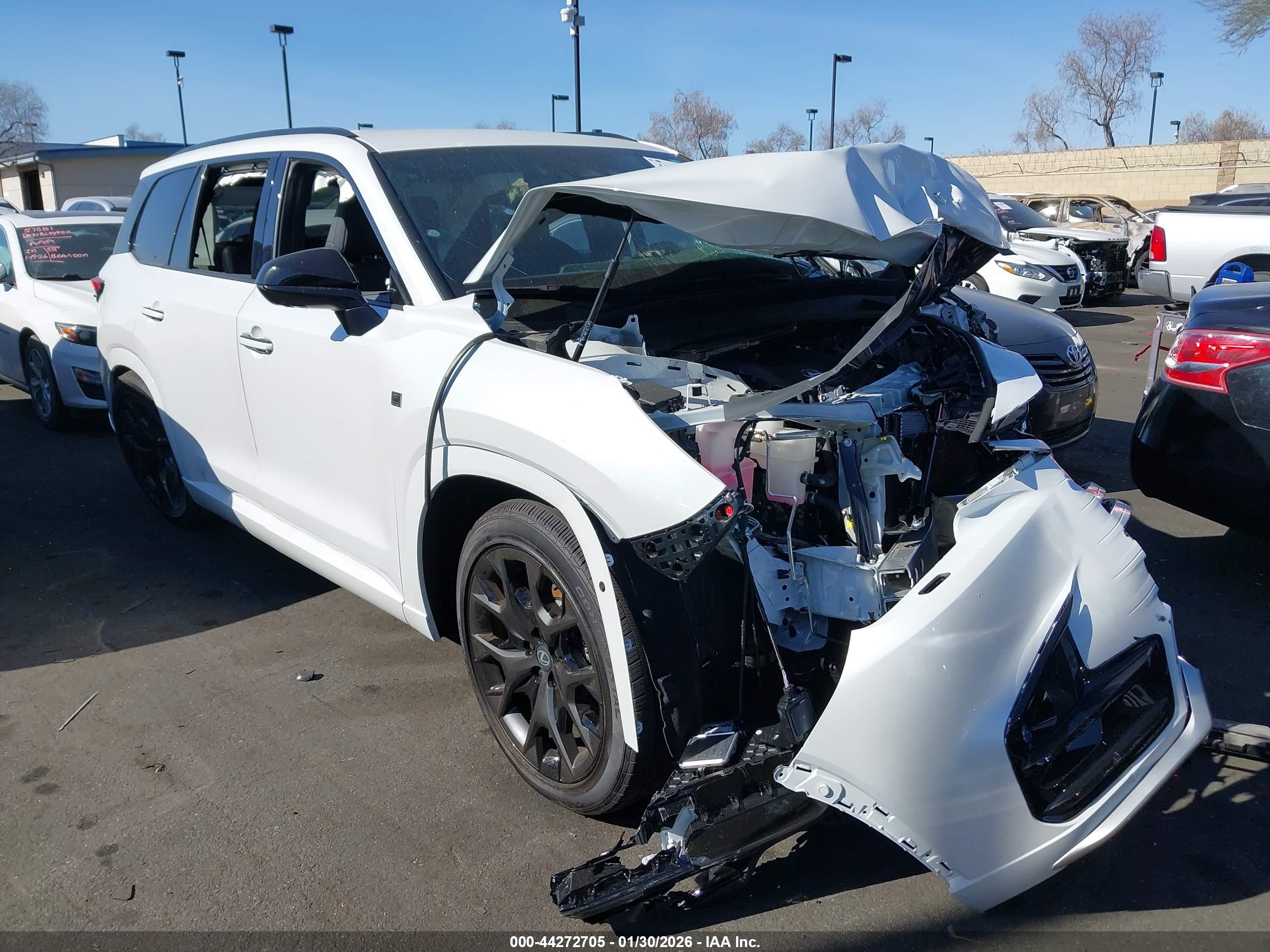 2026 Lexus TX TX 500h F SPORT Performance Premium, VIN 5TDABAB62TS019494 — Auction photo