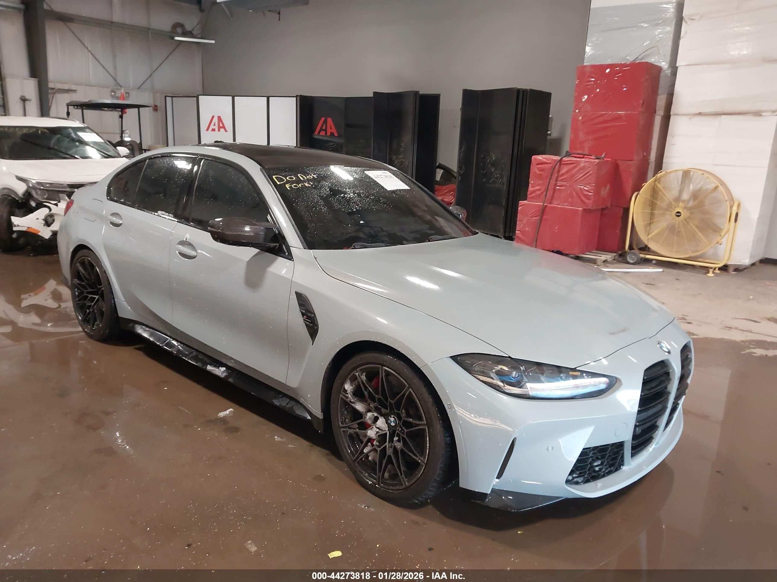 2021 BMW M3 Competition, VIN WBS33AY08MFL46856 — Theft recovery