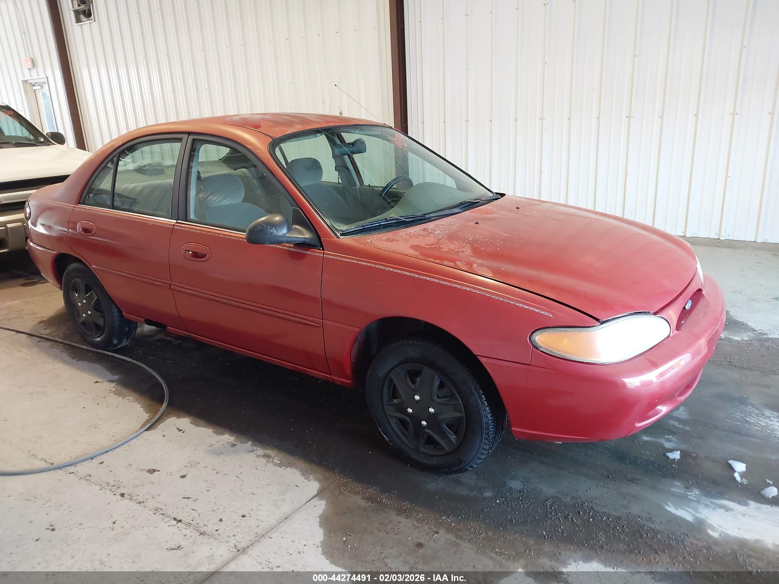 1997 Ford Escort LX, VIN 1FALP13P9VW220688 — Side