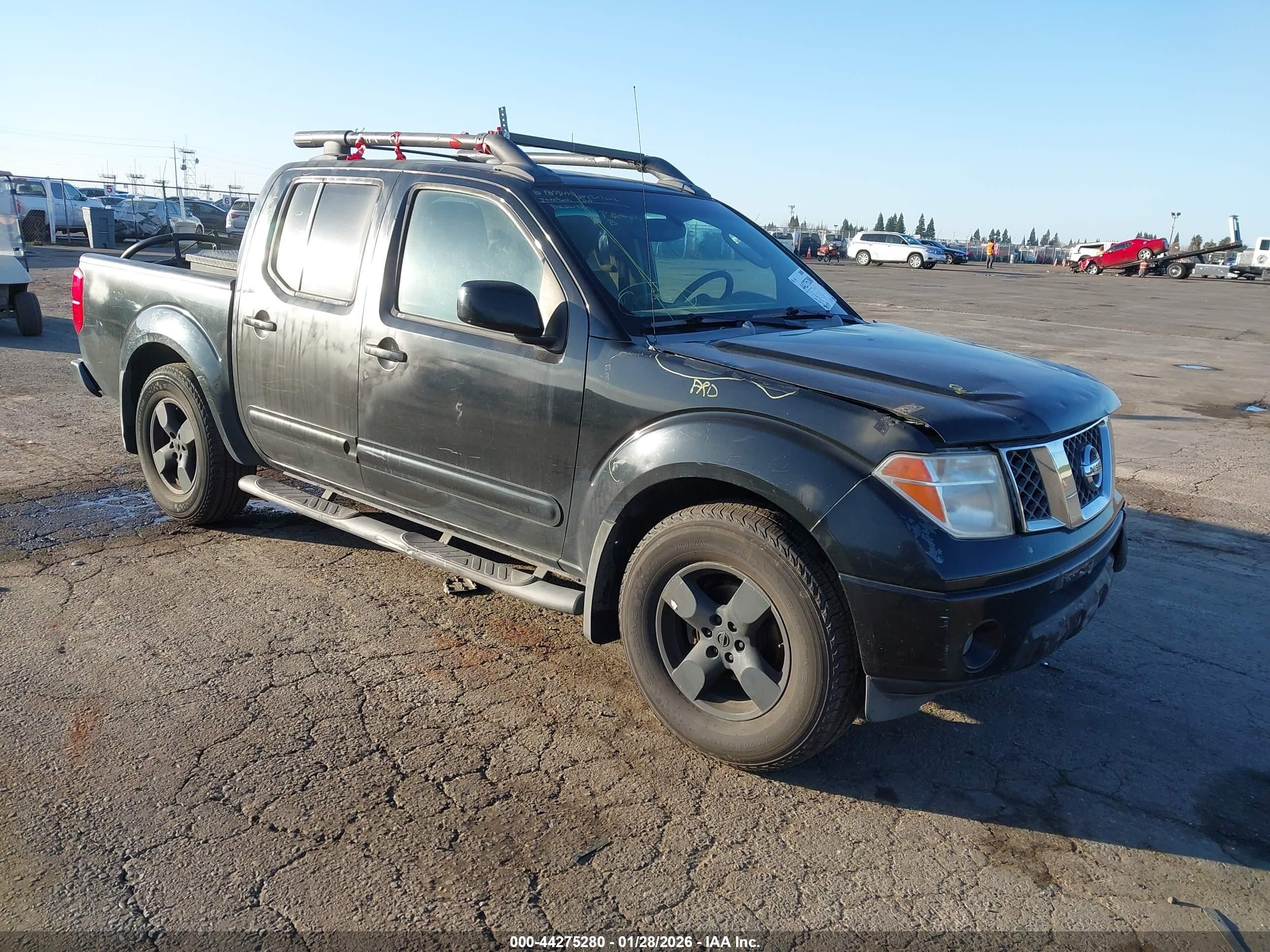 2005 Nissan Frontier SE, VIN 1N6AD07U25C454125 — Front end