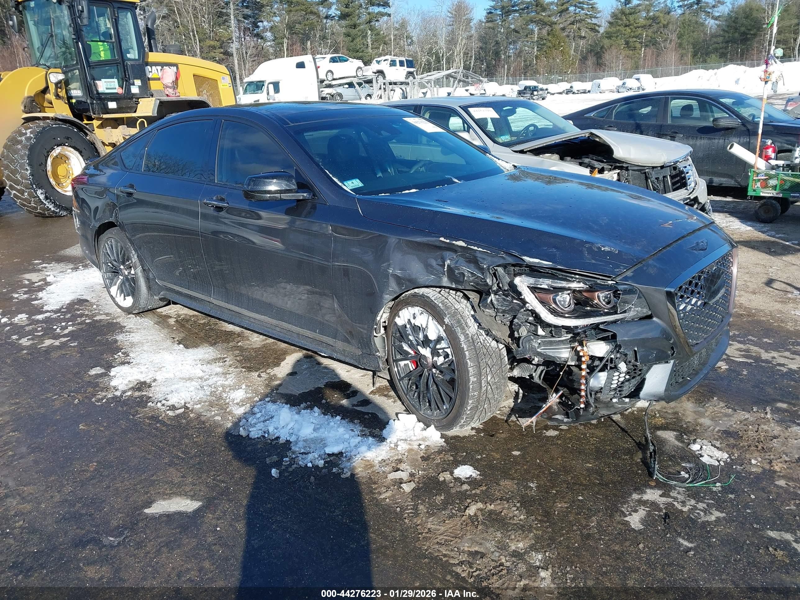 2019 Genesis G80 Sport, VIN KMHGN4JB4KU296204 — Side