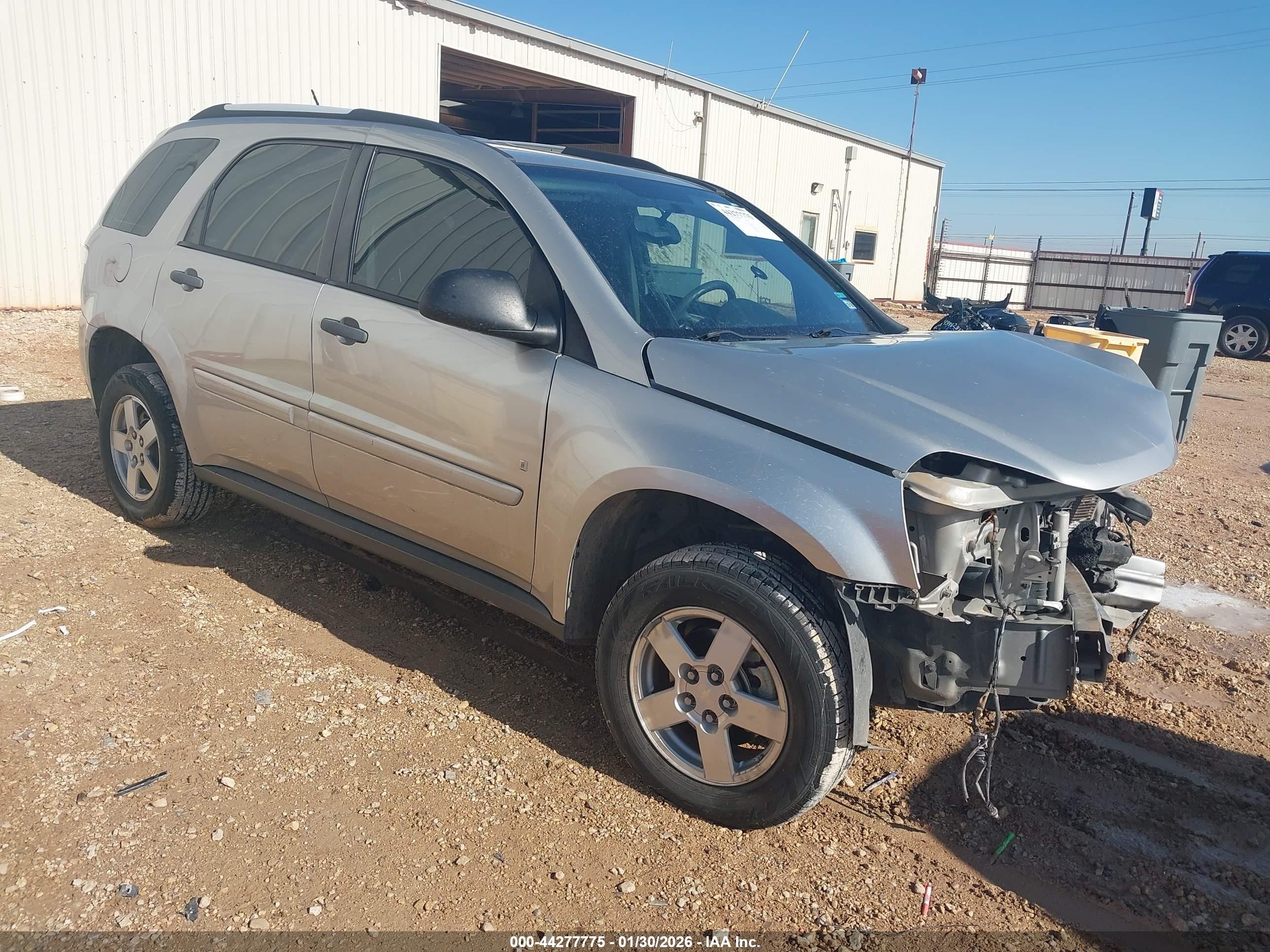 2008 Chevrolet Equinox LS, VIN 2CNDL13F686326852 — Front end