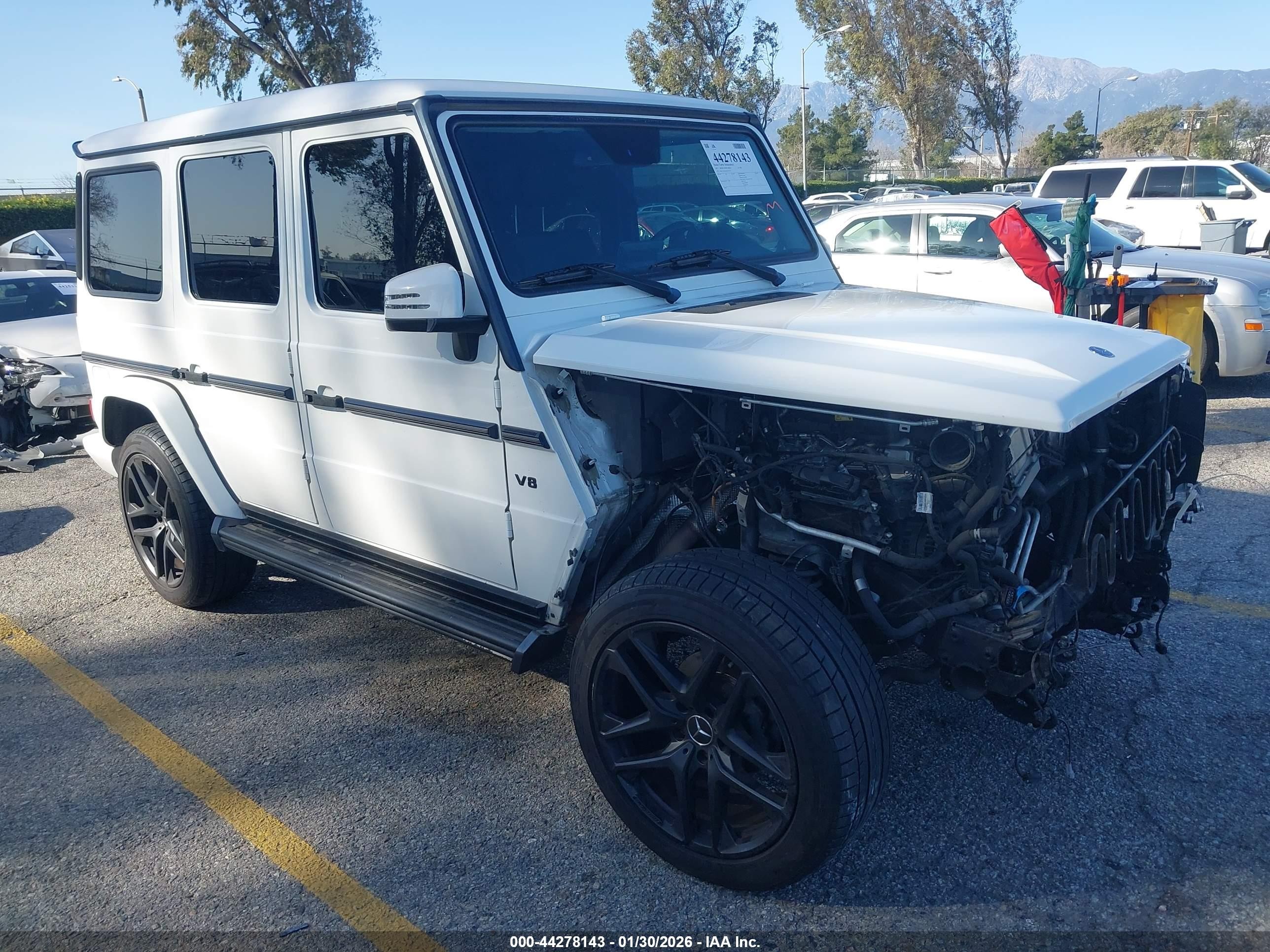2017 Mercedes-Benz G 550, VIN WDCYC3KF2HX263729 — Front end