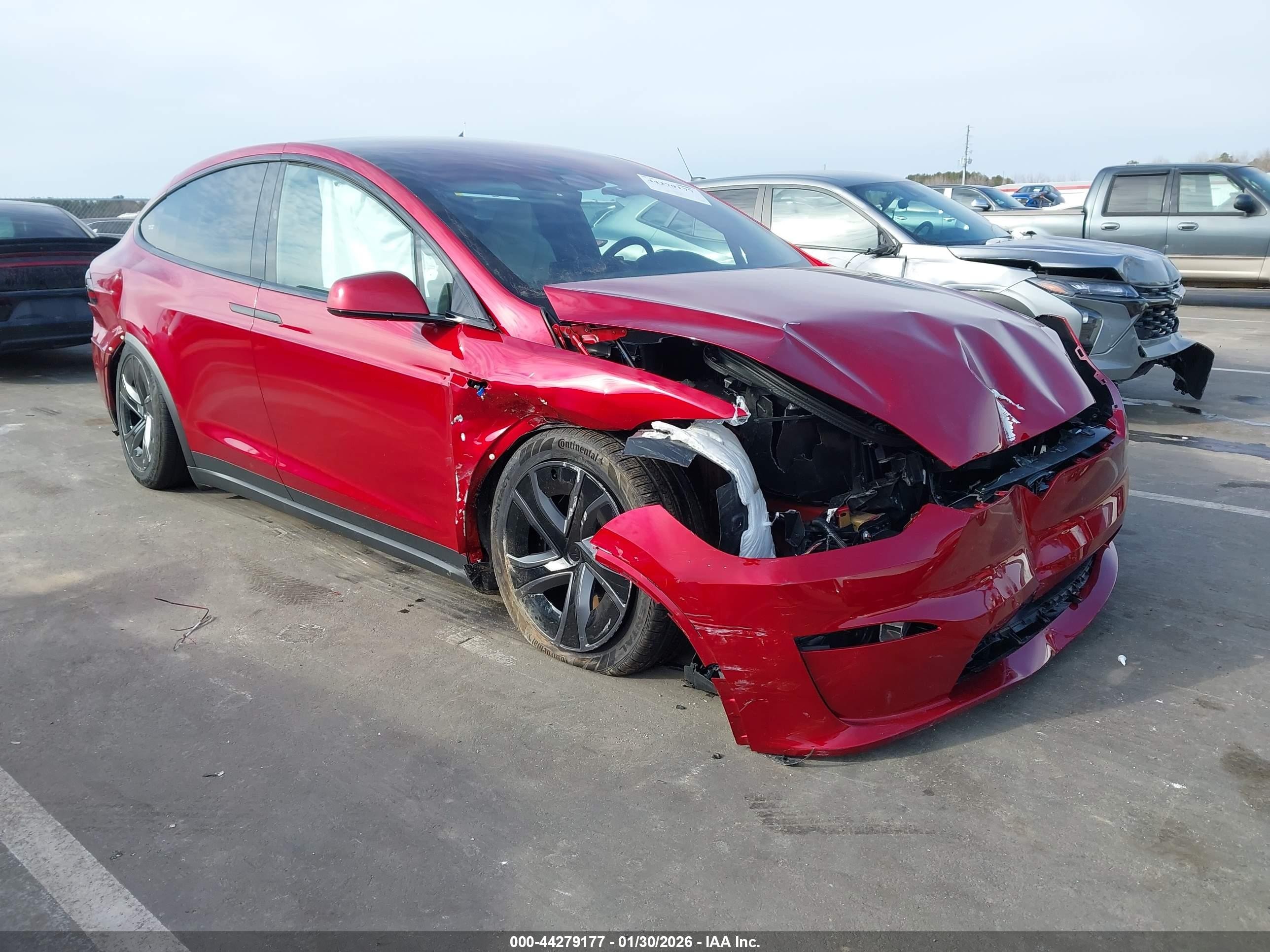 2026 Tesla Model X, VIN 7SAXCBE59TF474298 — Front end