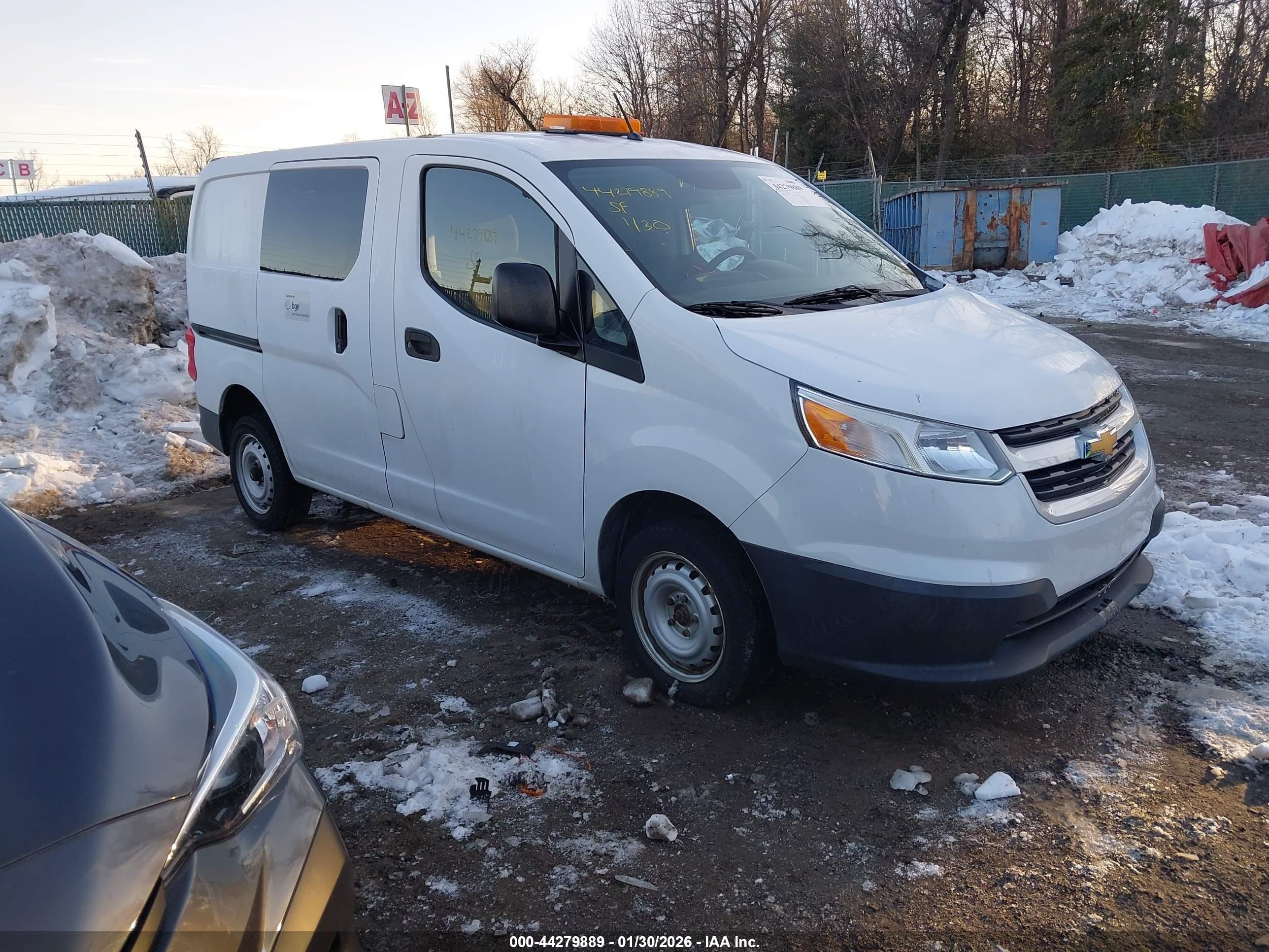 2018 Chevrolet City Express Cargo LS, VIN 3N63M0YN8JK696647 — Зад