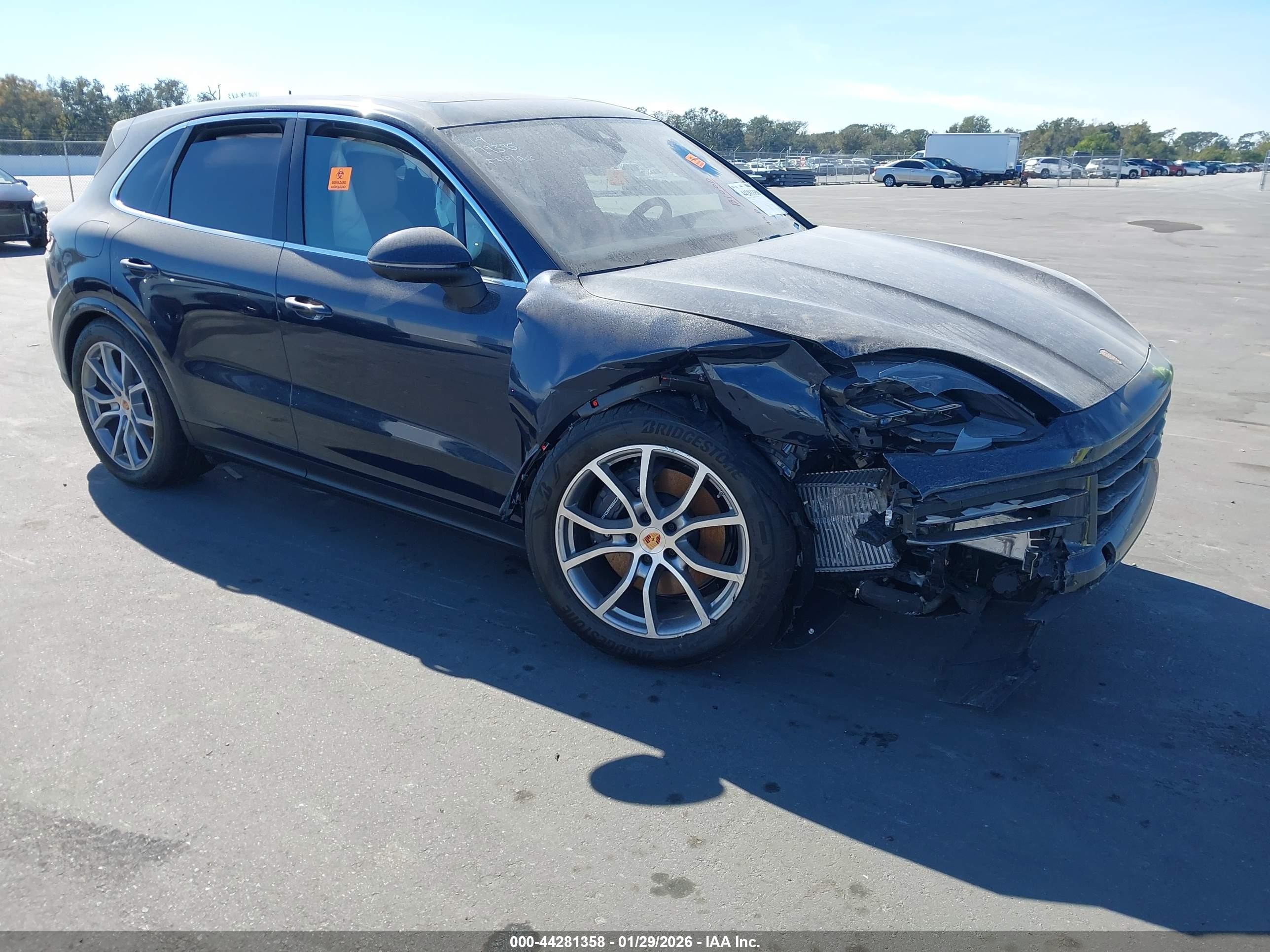 2026 Porsche Cayenne, VIN WP1AA2AY3TDA01754 — Front end