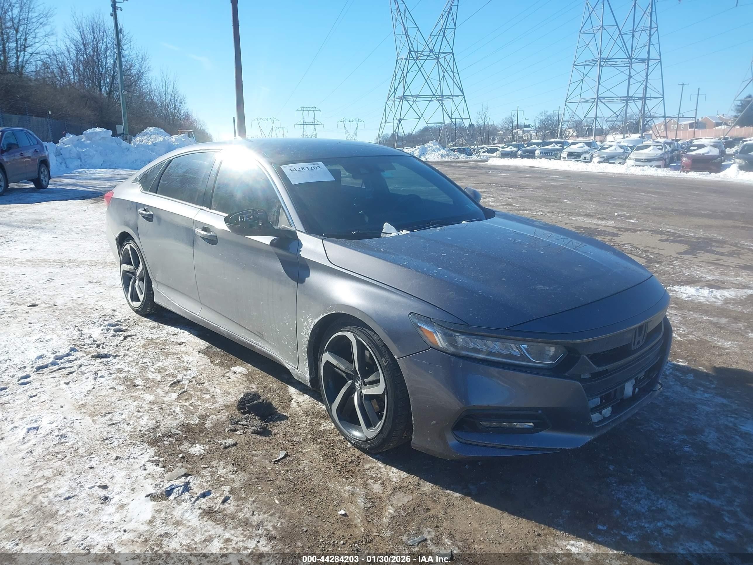 2020 Honda Accord Sport, VIN 1HGCV1F33LA055502 — Front end