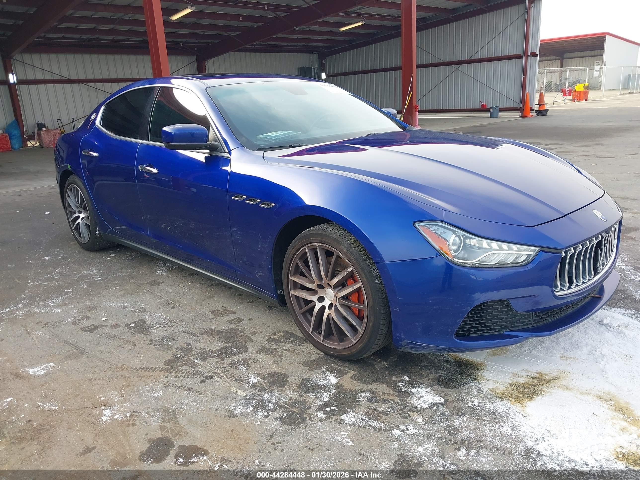 2016 Maserati Ghibli, VIN ZAM57XSAXG1167093 — Механическое
