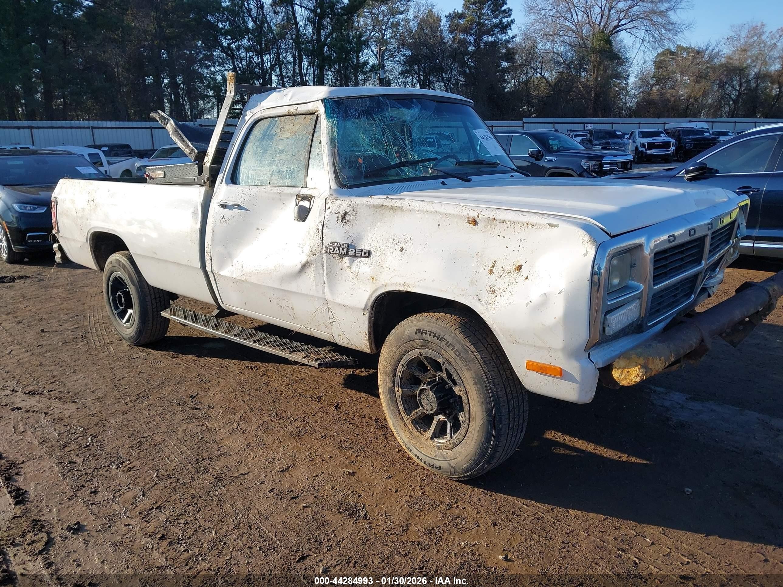 1991 Dodge D/W 250, VIN 1B7KM26Z1MS310747 — Rollover