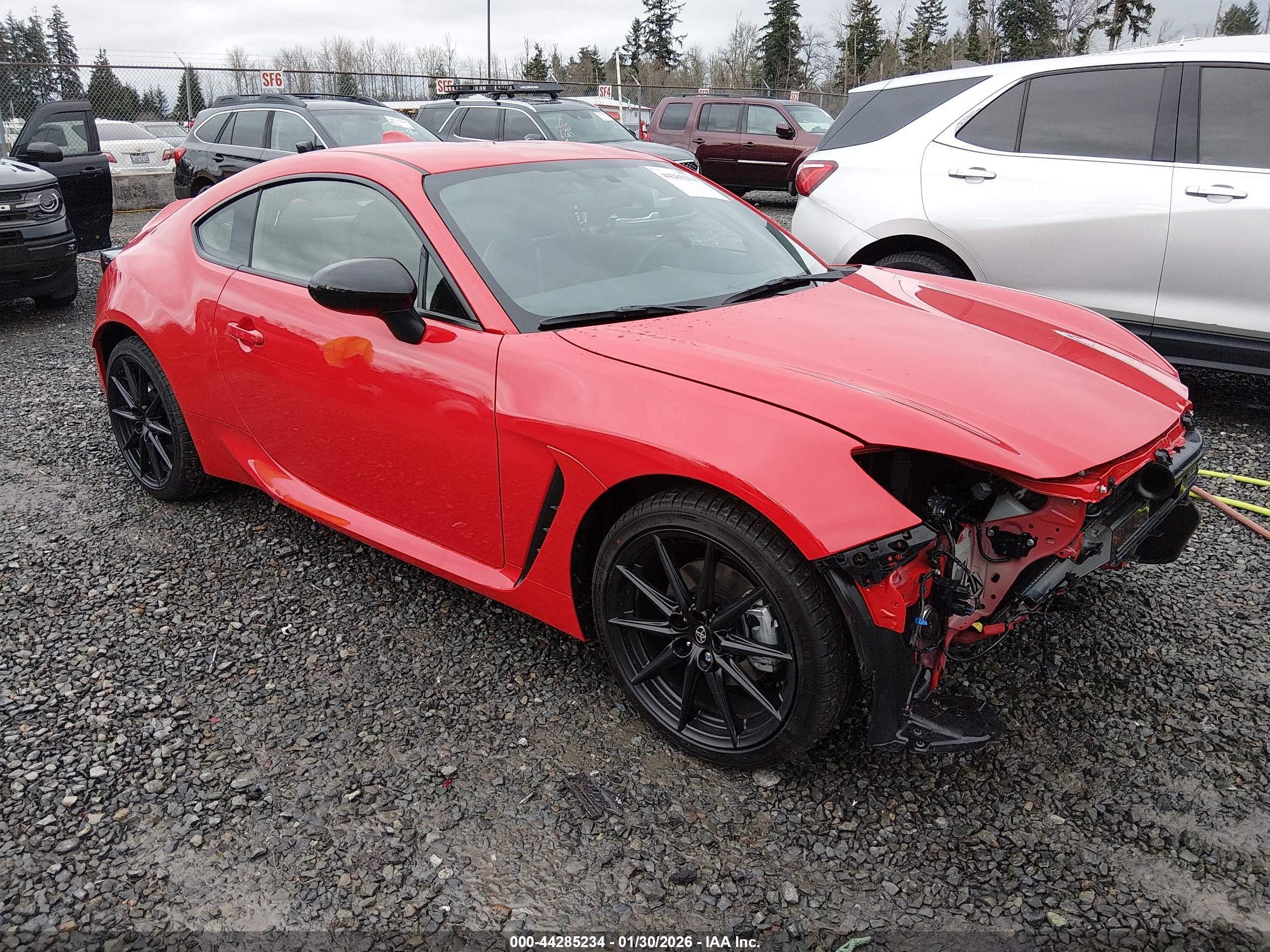 2026 Toyota 86 Premium, VIN JF1ZNBE12T8076384 — Front end