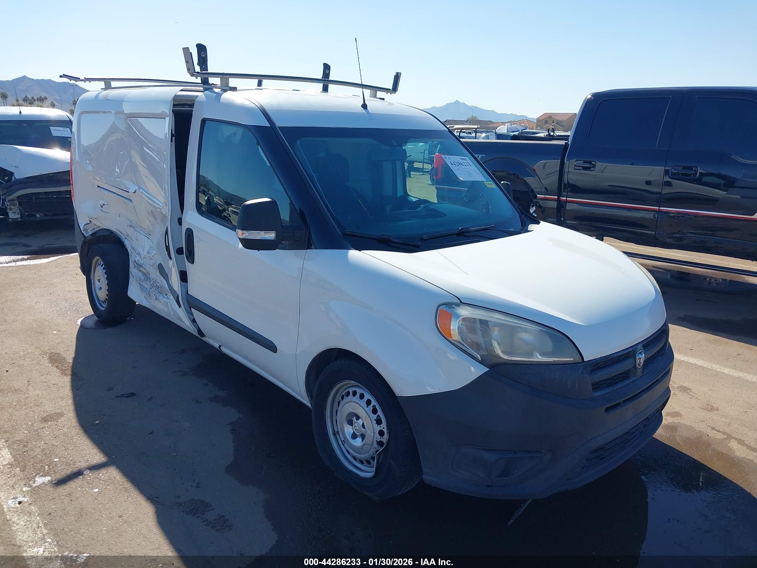 2017 Ram ProMaster City Cargo Tradesman, VIN ZFBERFAB3H6E54949 — Side