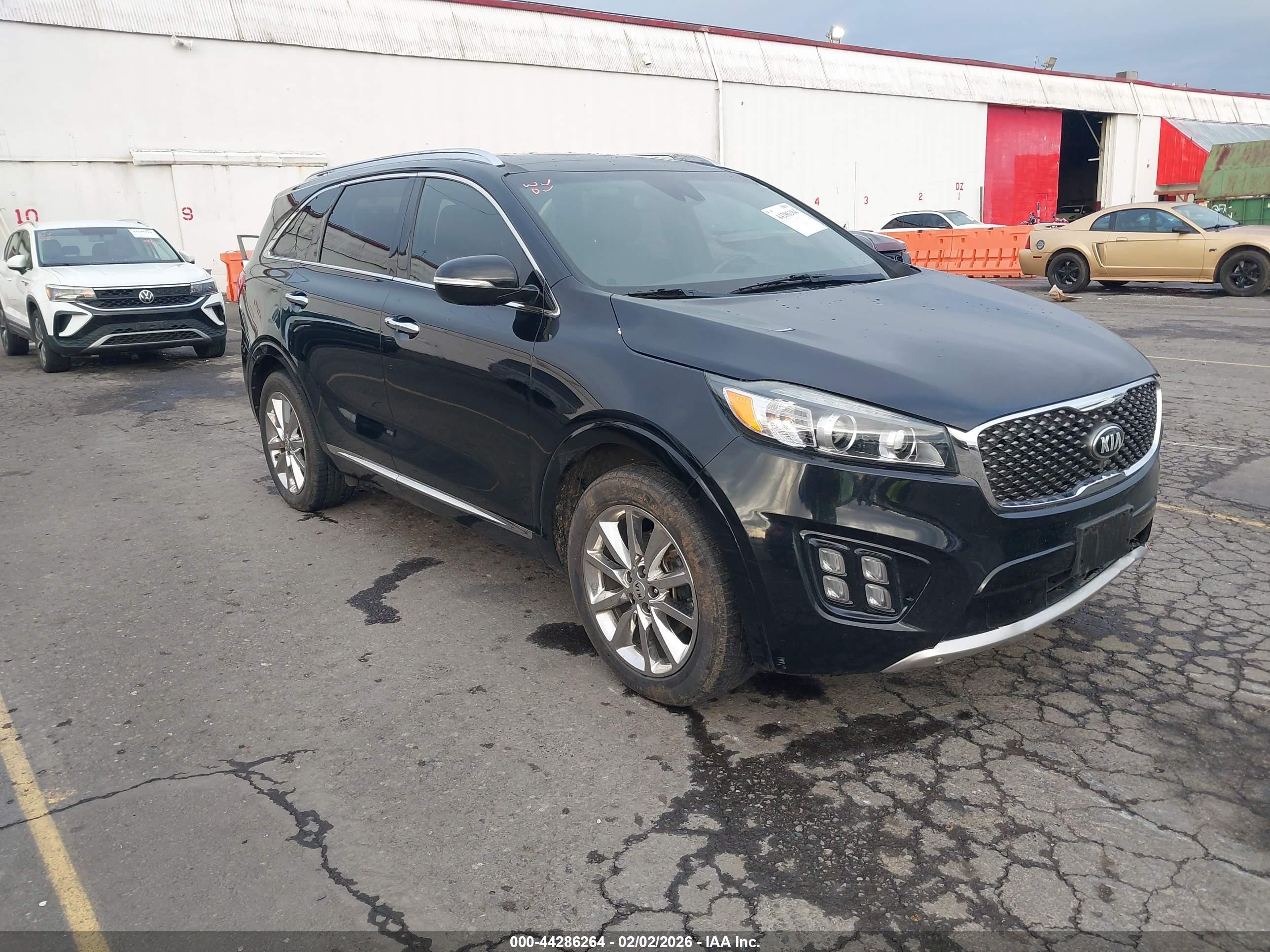 2017 Kia Sorento SX, VIN 5XYPK4A5XHG290568 — Front end