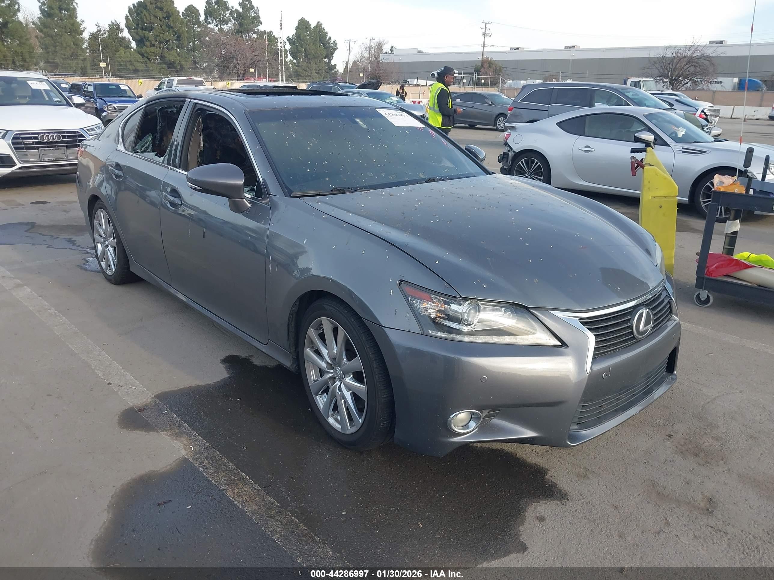 2013 Lexus GS 350, VIN JTHBE1BL3D5026395 — Interior fire