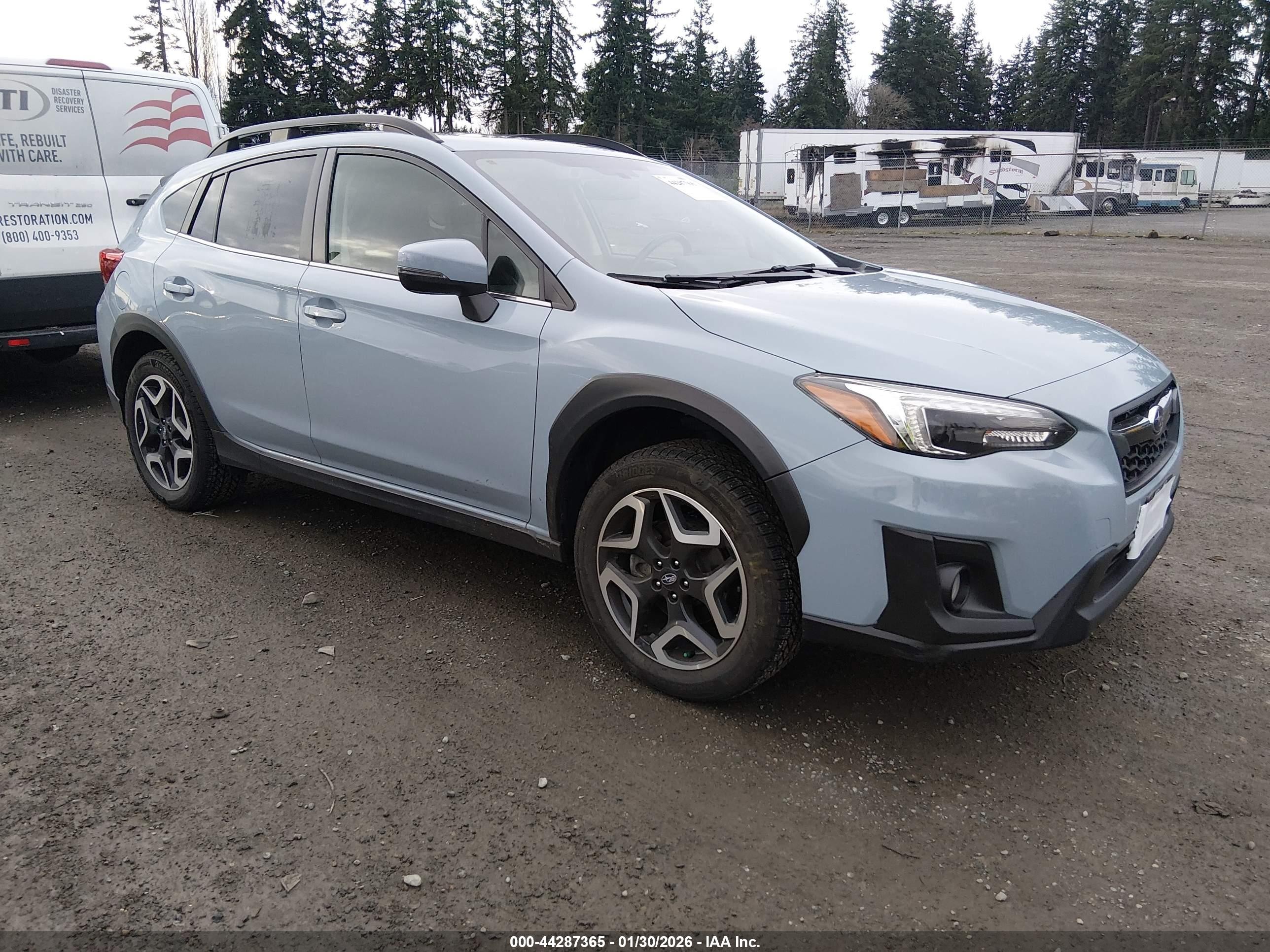2019 Subaru Crosstrek Limited, VIN JF2GTANCXKH212229 — Rear end