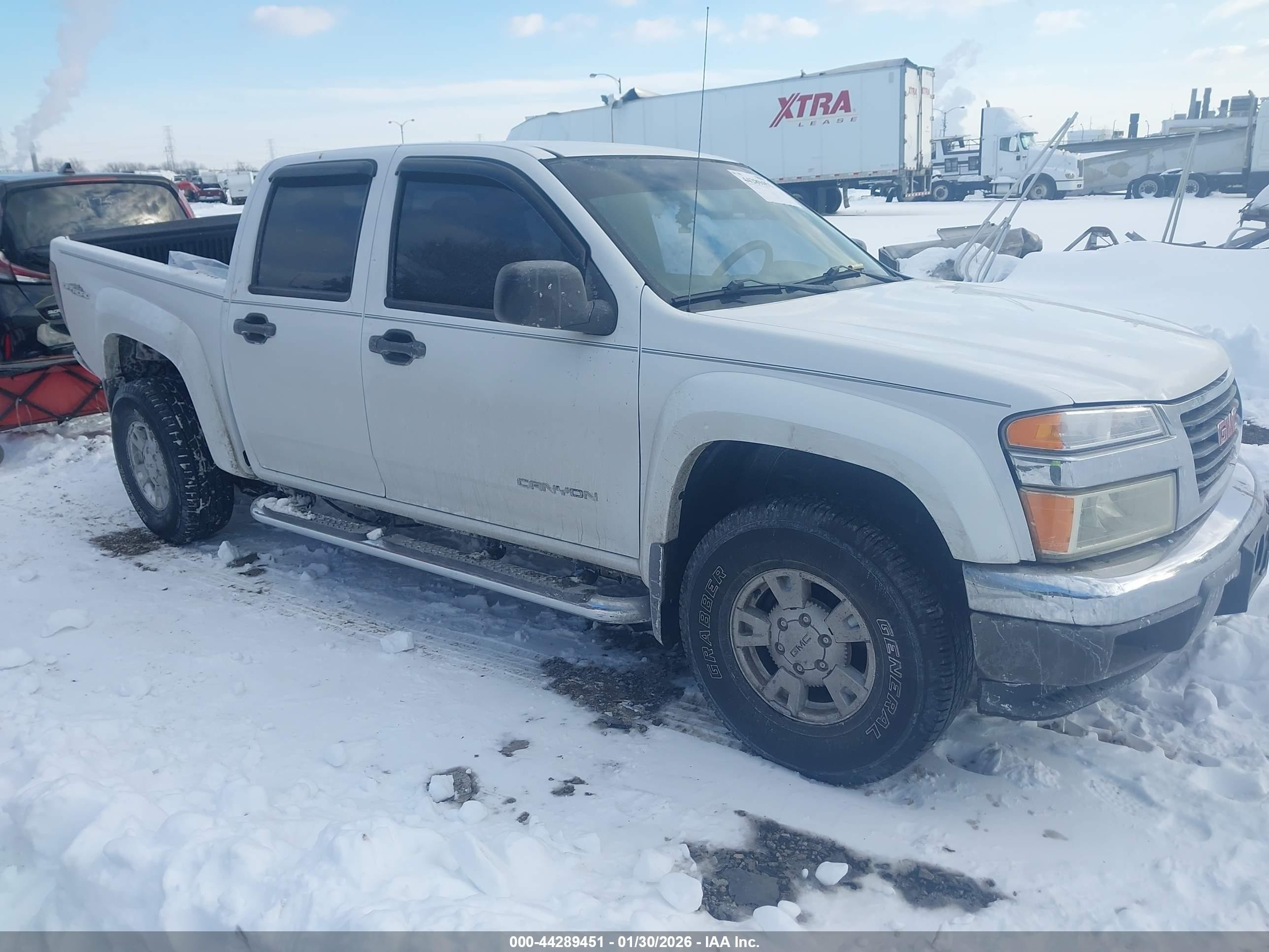 2004 GMC Canyon 1SE SLE Z71, VIN 1GTDS136248207806 — Rear end