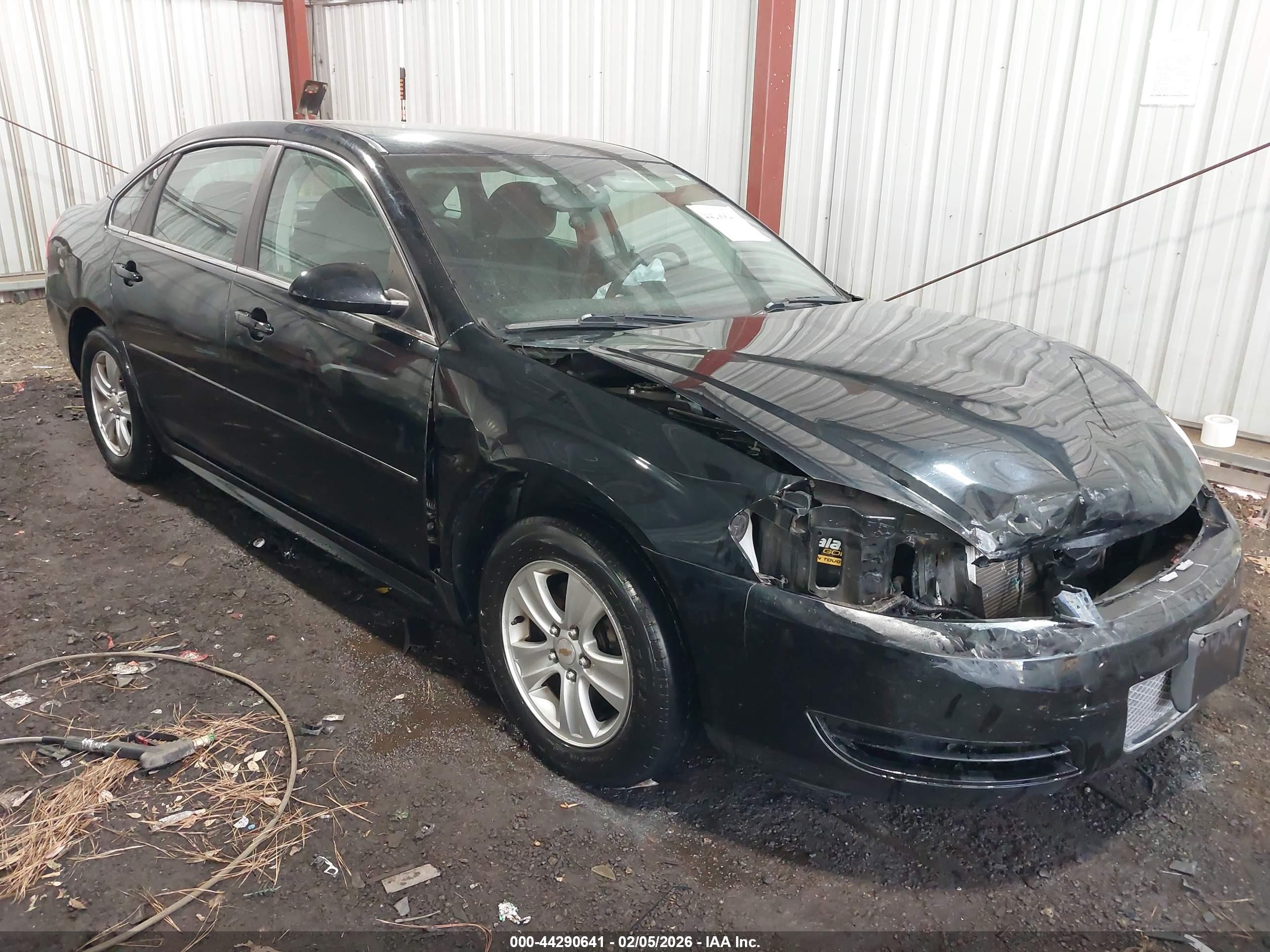 2015 Chevrolet Impala LS, VIN 2G1WA5E36F1118468 — Front end