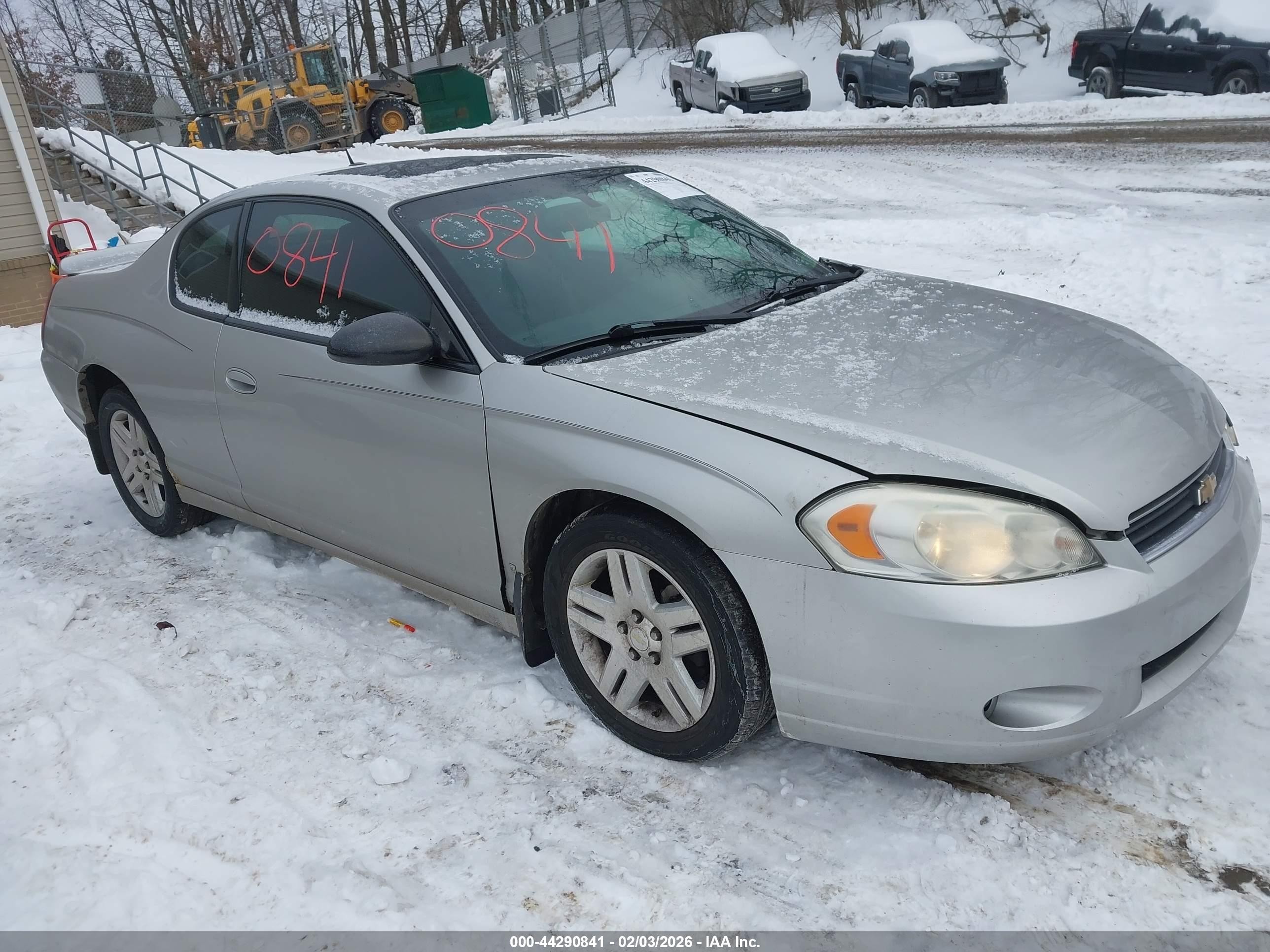 2006 Chevrolet Monte Carlo LTZ, VIN 2G1WN161269302852 — Front end