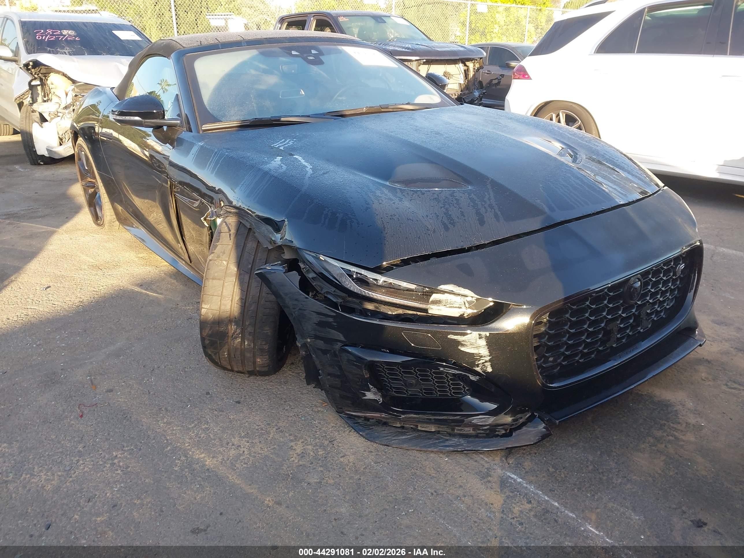 2024 Jaguar F-Type R, VIN SAJD55FE9RCK83885 — Front end