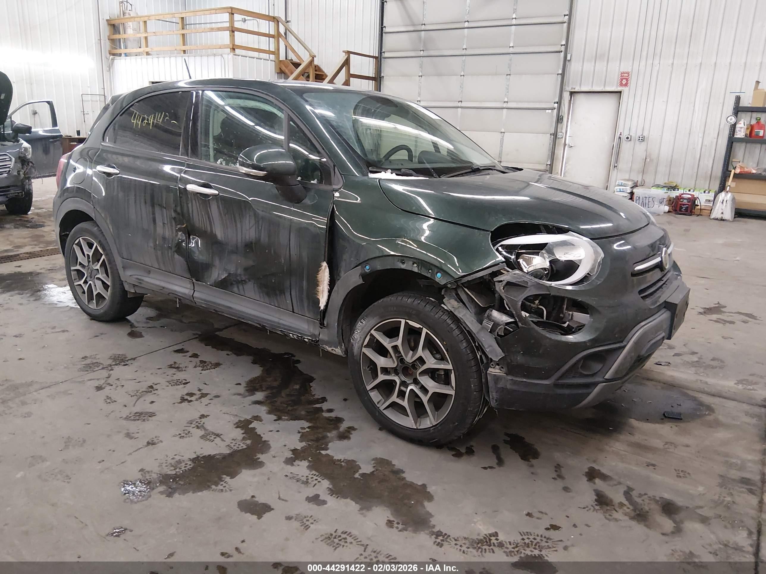 2020 FIAT 500X Trekking, VIN ZFBNFYB12LP838876 — Front end