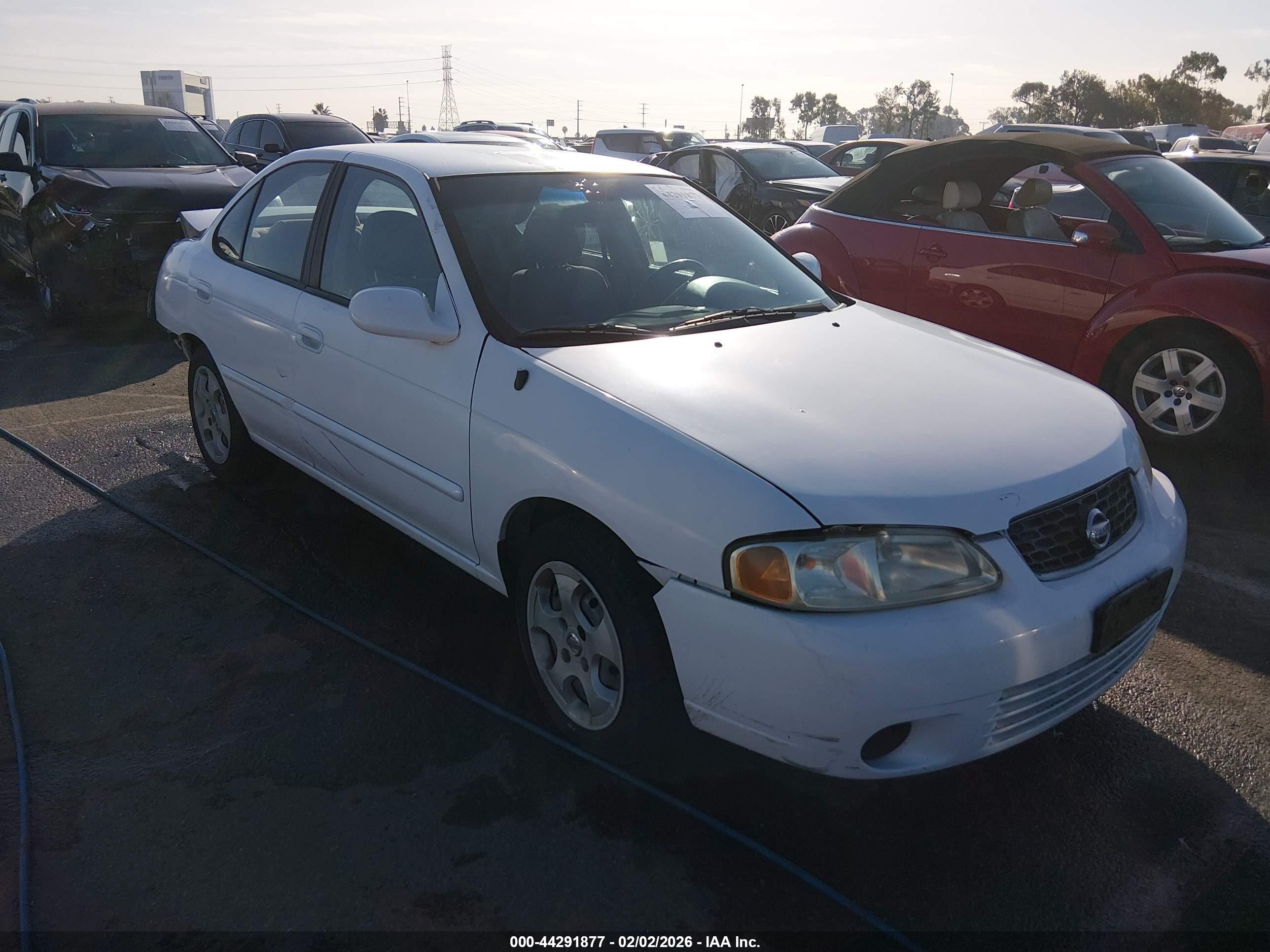 2003 Nissan Sentra XE, VIN 3N1CB51D23L793334 — Rear end