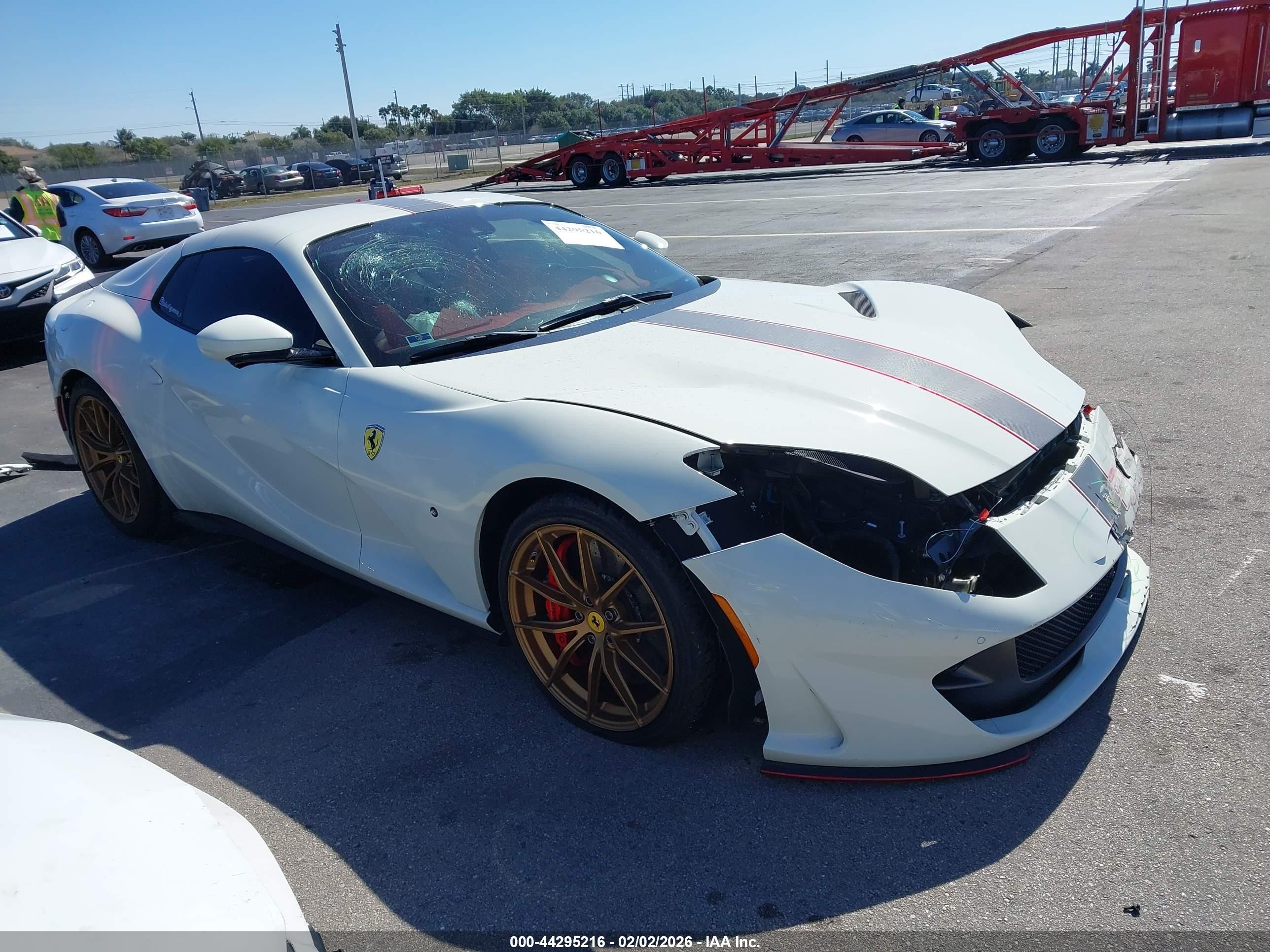 2022 Ferrari 812, VIN ZFF97CMA9N0277469 — Front end