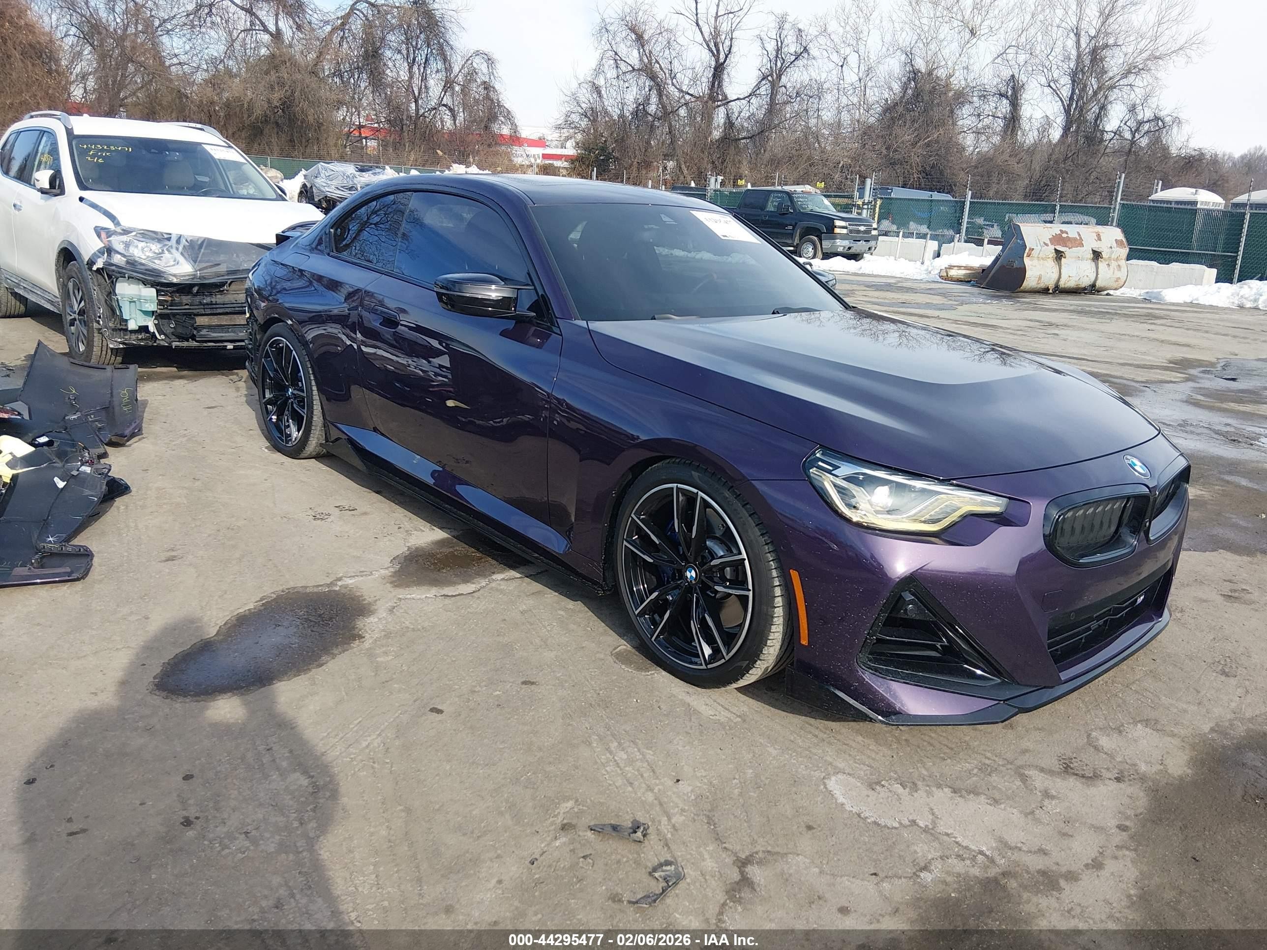 2025 BMW 2 Series M240i xDrive, VIN 3MW53CM00S8F21251 — Rear end