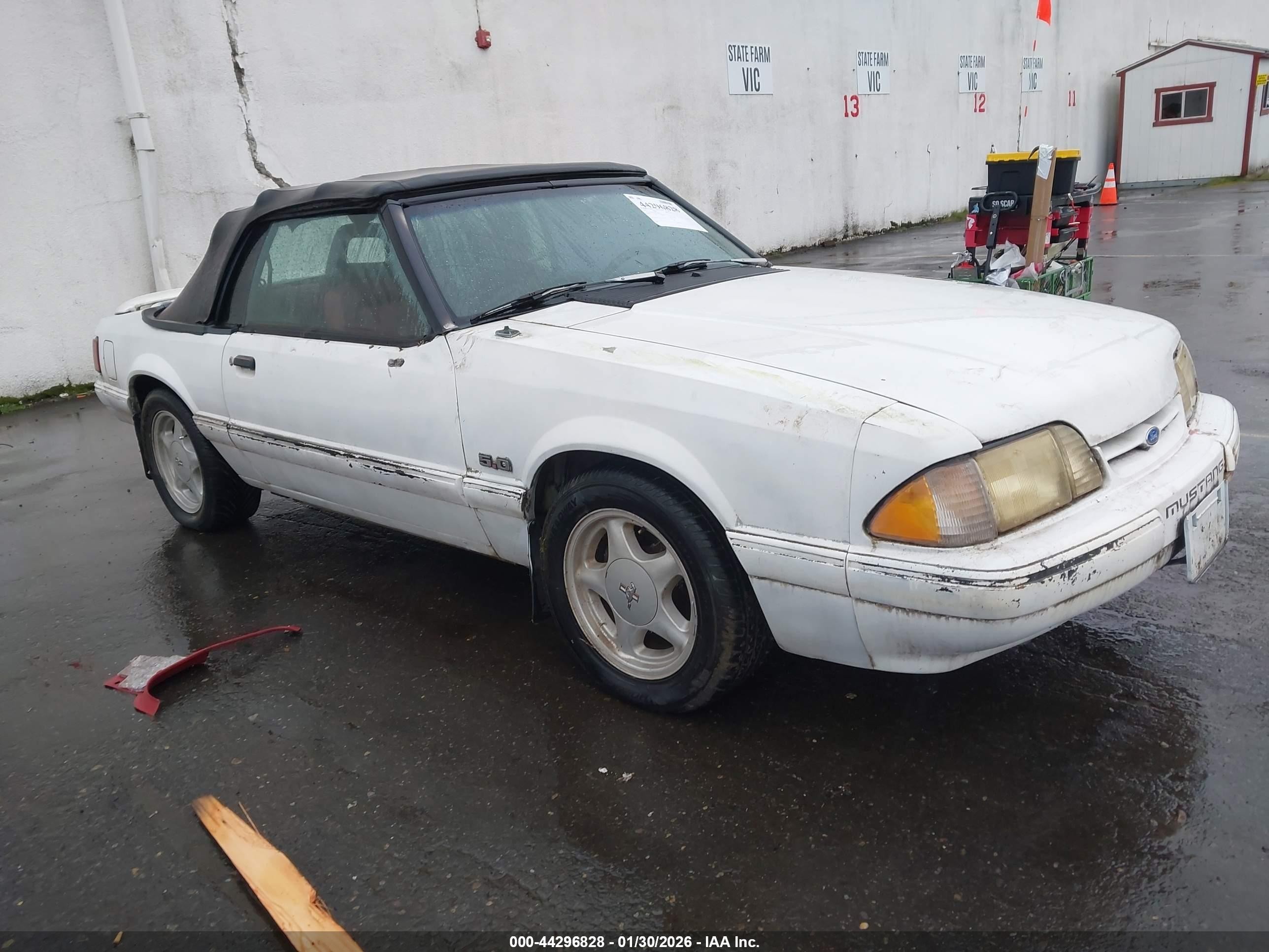 1991 Ford Mustang LX Sport, VIN 1FACP44EXMF184166 — All over