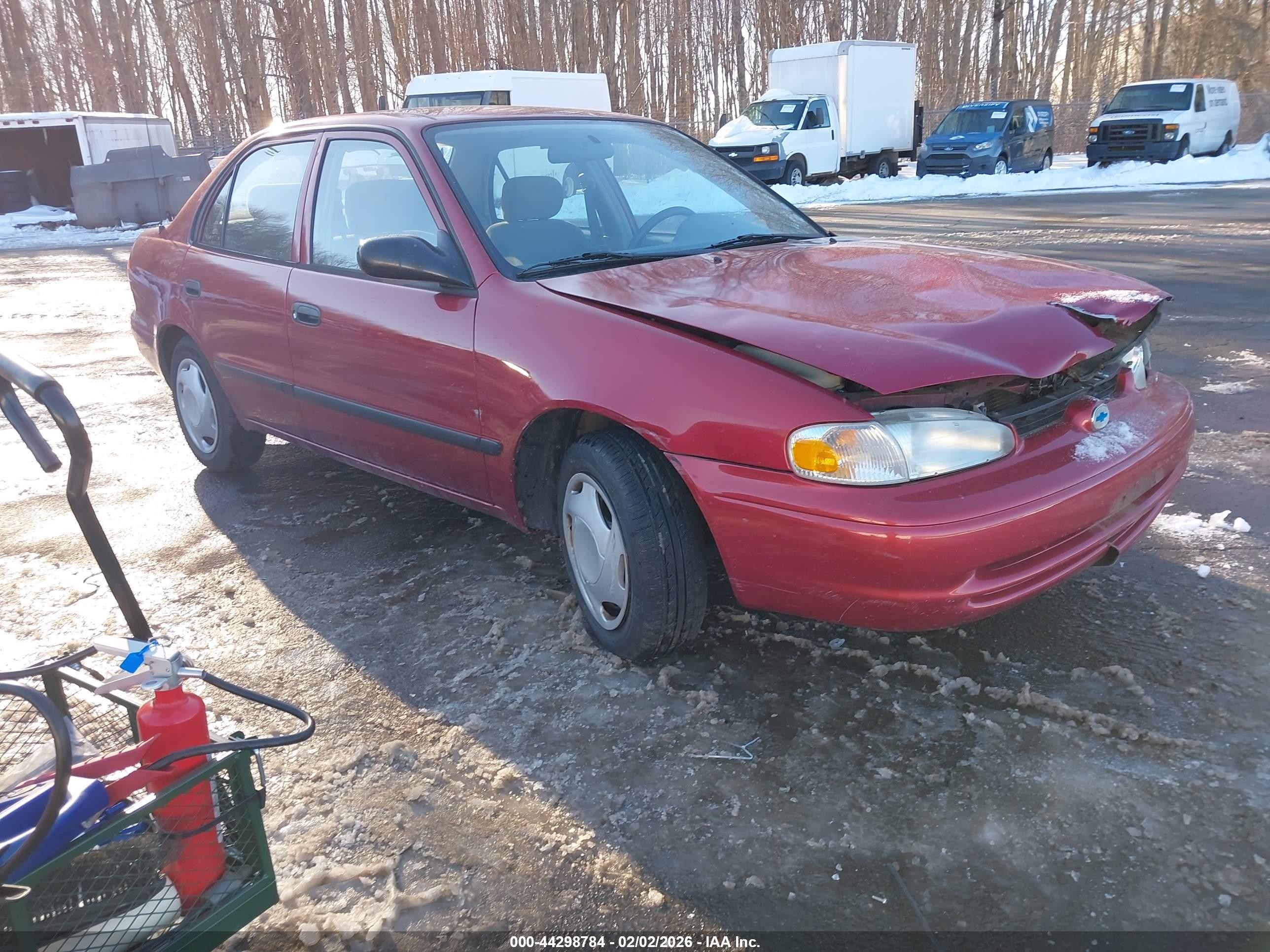 2002 Chevrolet Prizm, VIN 1Y1SK52862Z402070 — Front end