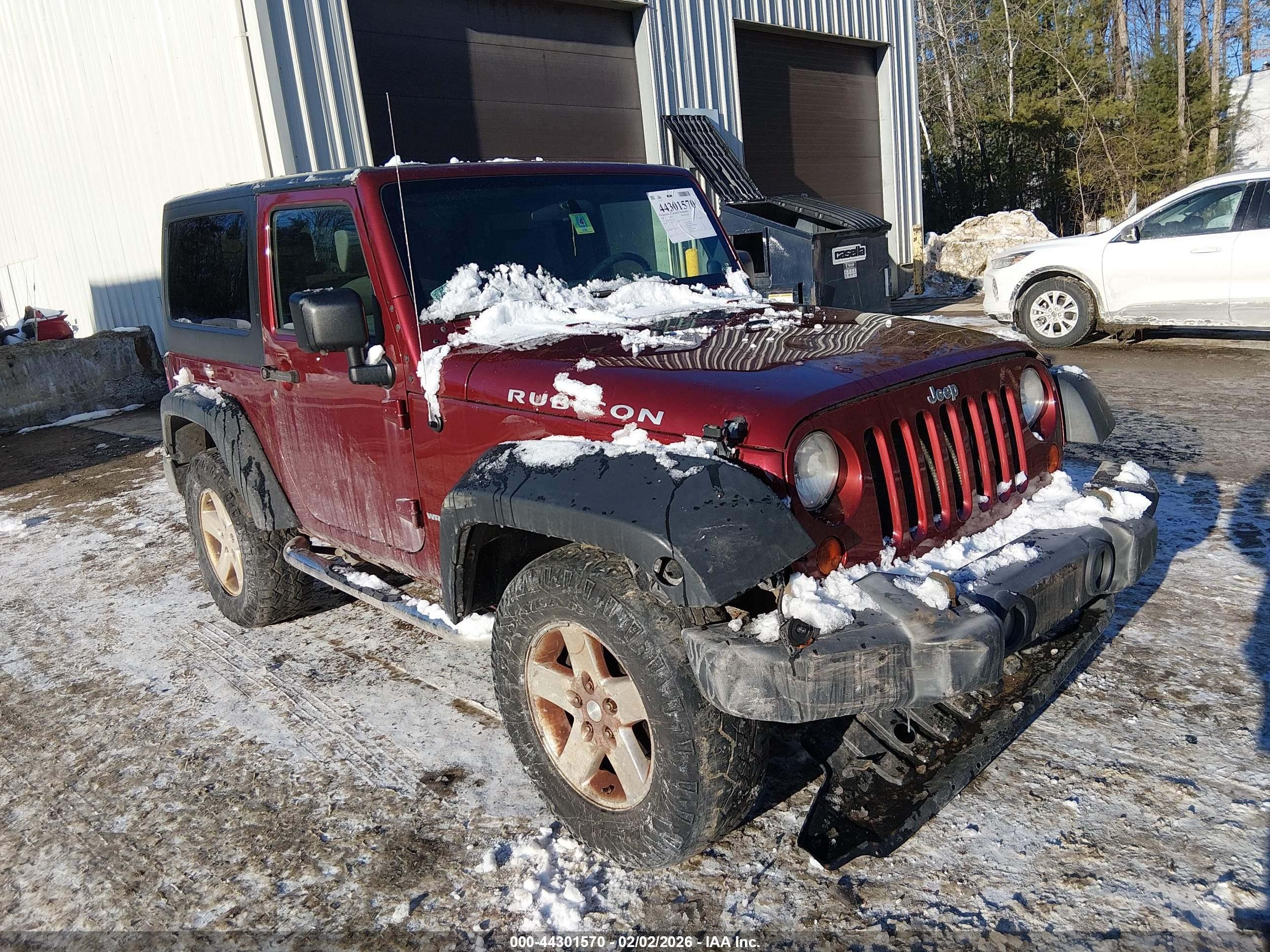 2009 Jeep Wrangler Rubicon, VIN 1J4GA64139L727270 — Front end