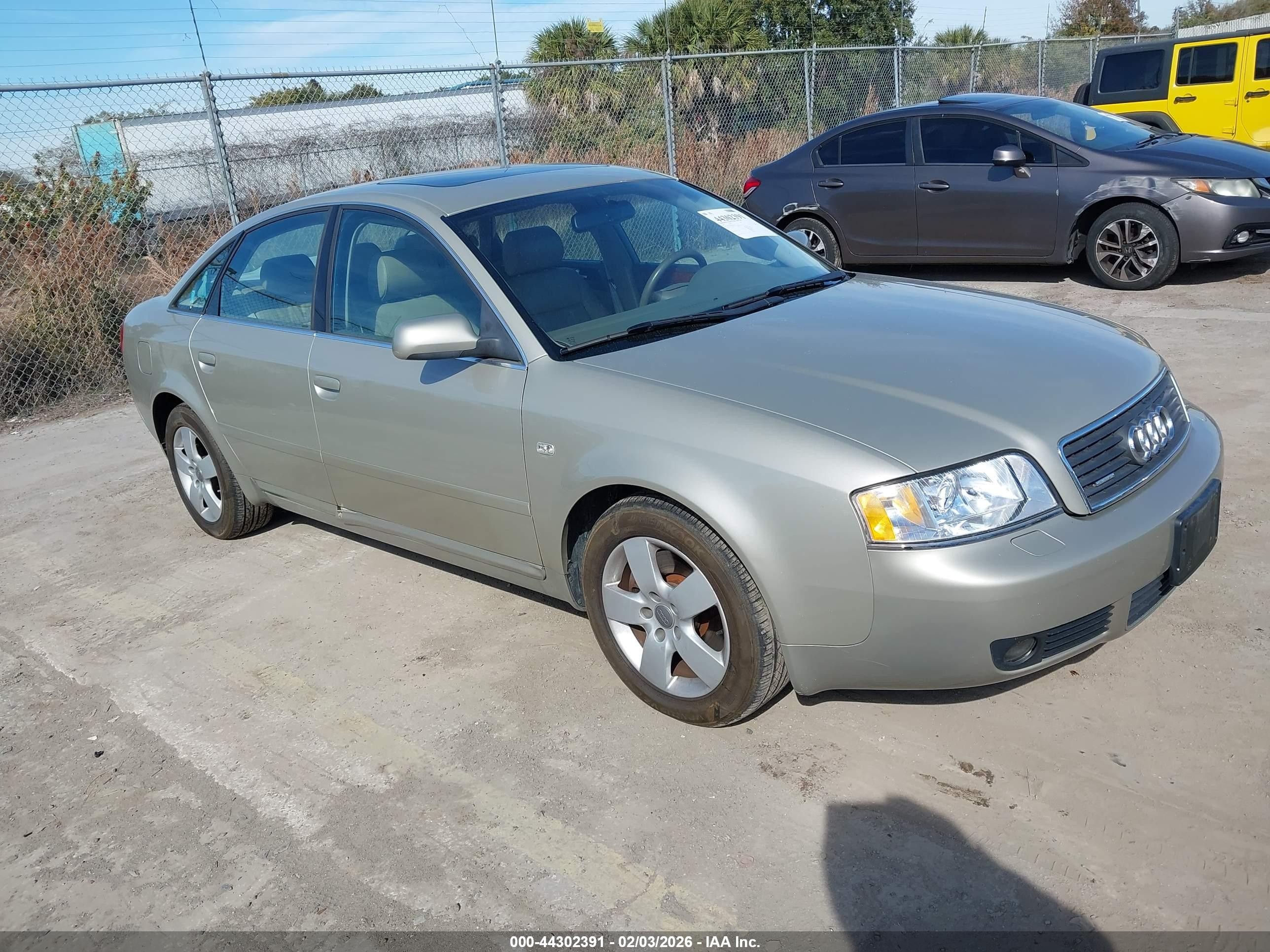 2002 Audi A6, VIN WAULT64B92N149559 — Бок