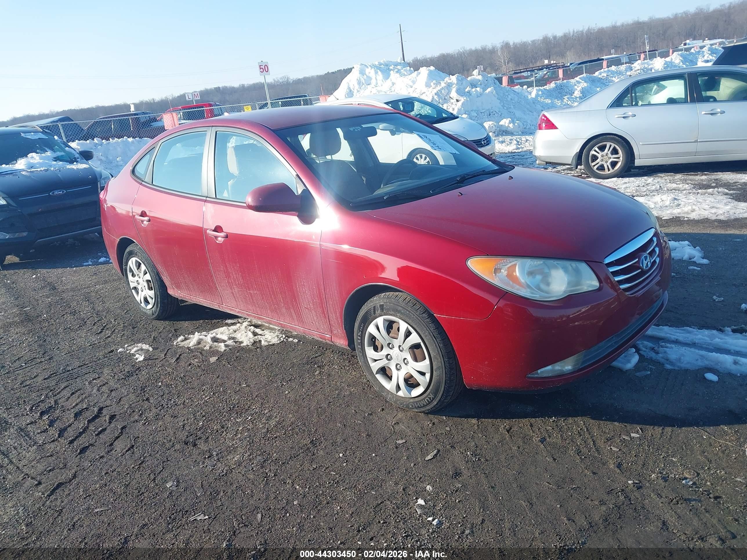 2010 Hyundai Elantra GLS, VIN KMHDU4AD3AU170048 — Front end