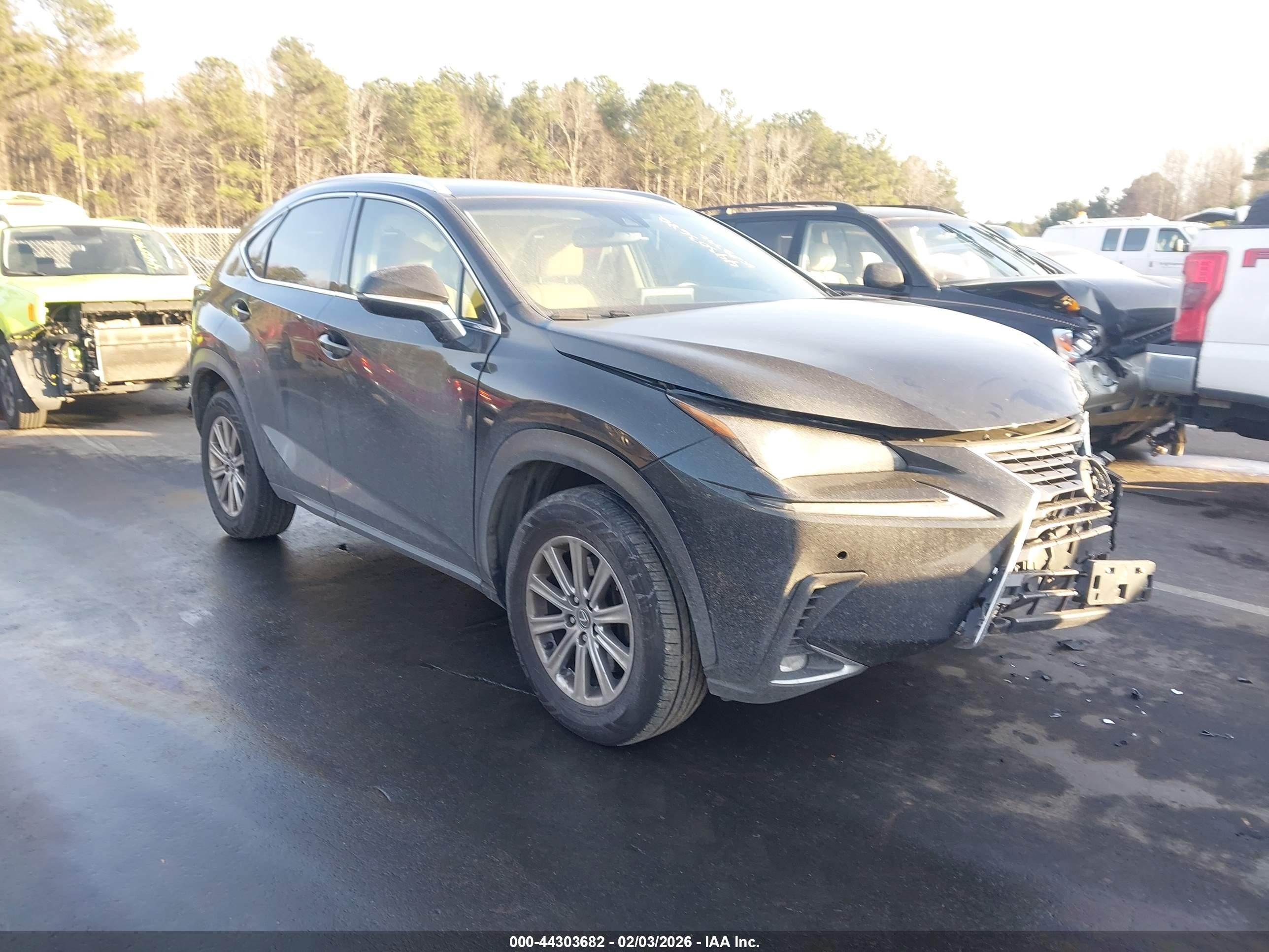 2019 Lexus NX 300, VIN JTJBARBZ1K2192796 — Front end