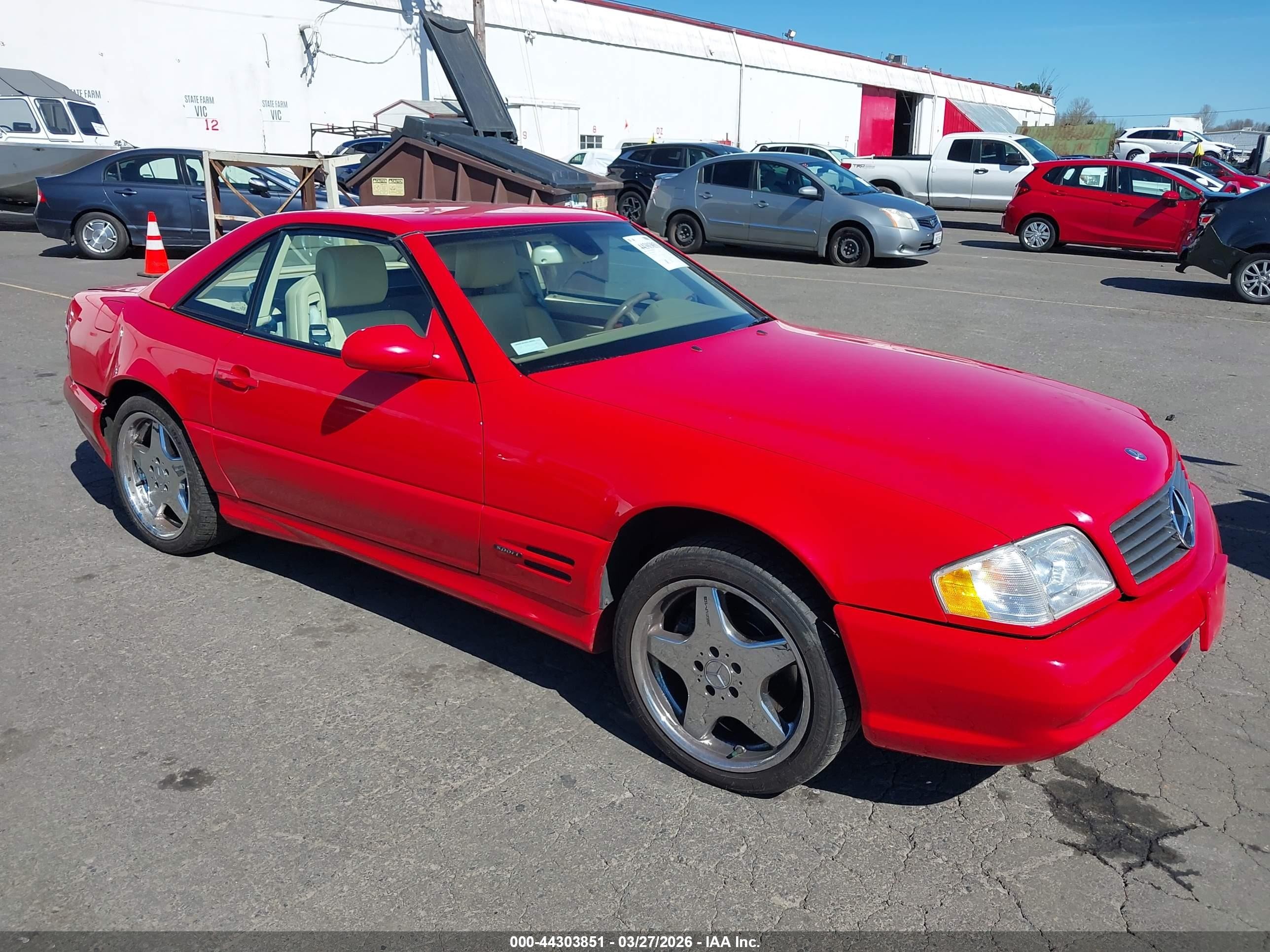 1999 Mercedes-Benz SL 500, VIN WDBFA68F7XF179565 — Rear end