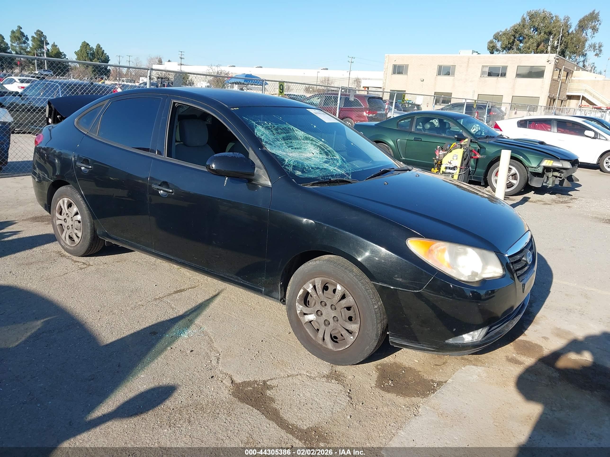 2010 Hyundai Elantra GLS, VIN KMHDU4AD5AU131557 — Rear end