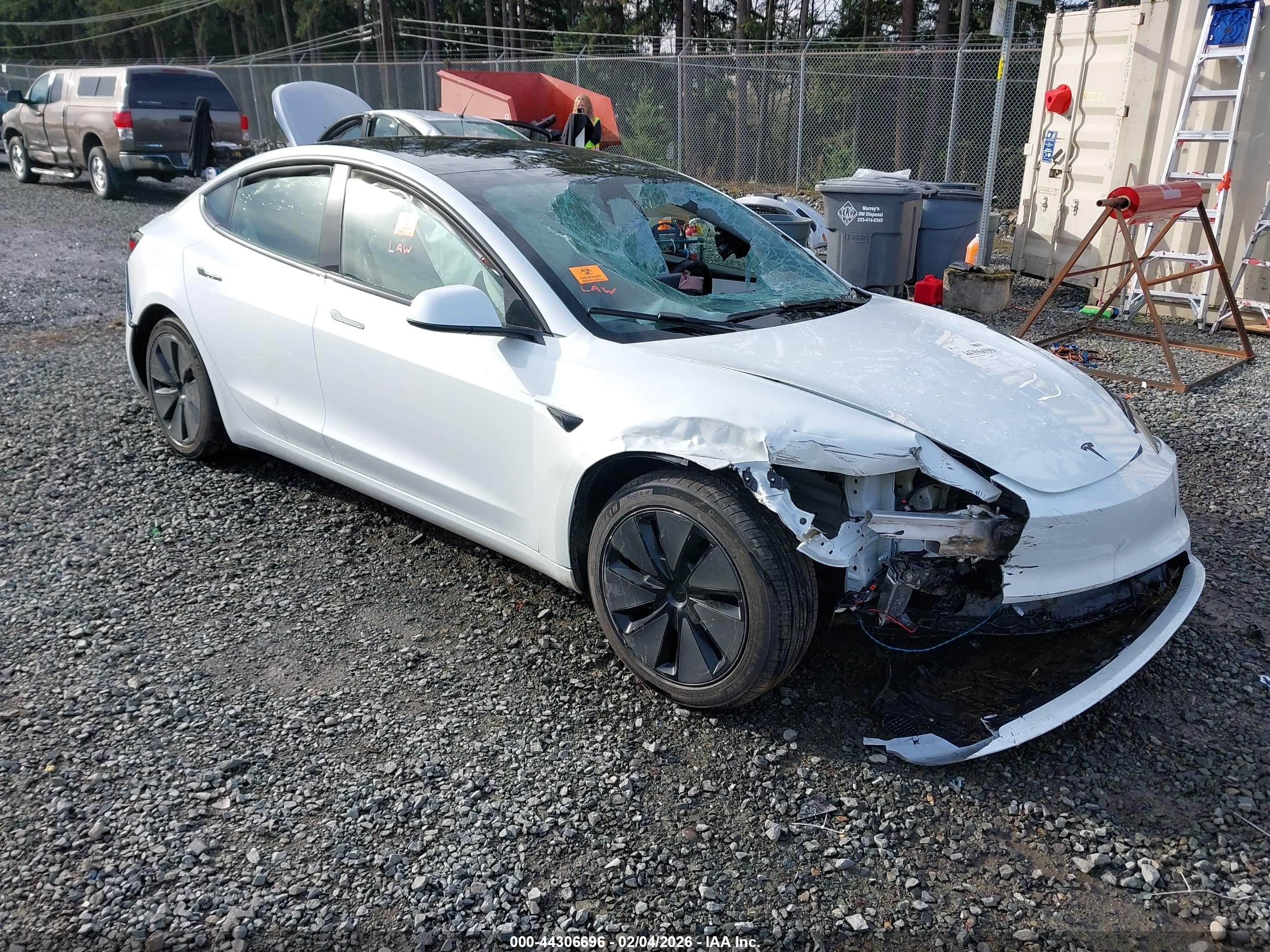 2026 Tesla Model 3 Premium, VIN 5YJ3E1EA1TF140019 — Theft recovery