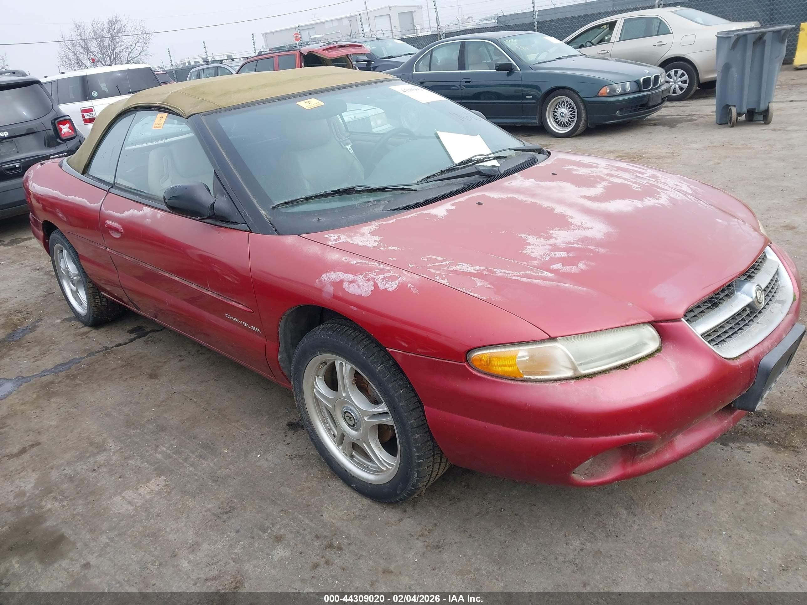 1997 Chrysler Sebring JXi, VIN 3C3EL55H6VT629608 — Биологическое загрязнение