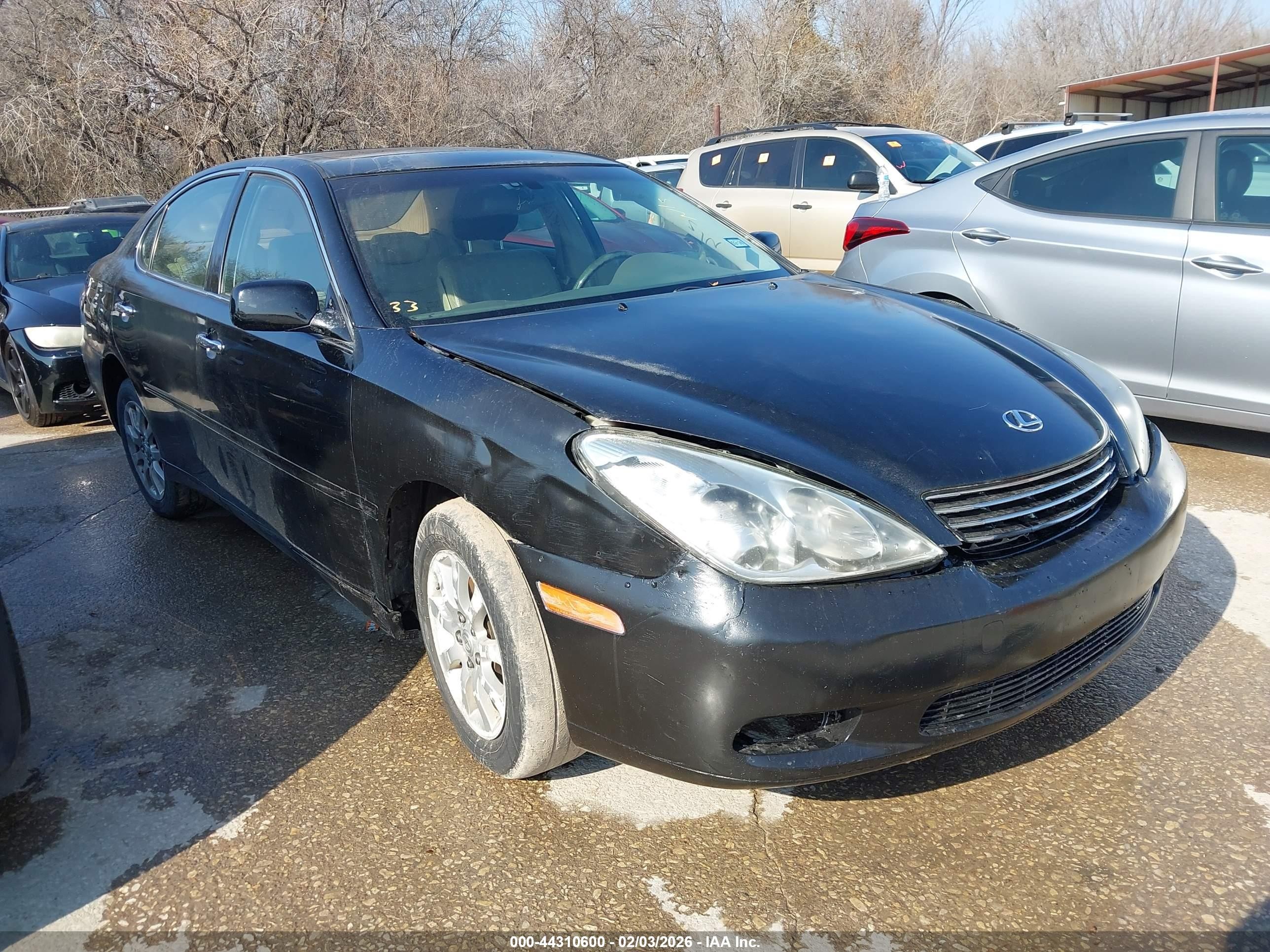 2003 Lexus ES 300, VIN JTHBF30GX30137424 — Repossession